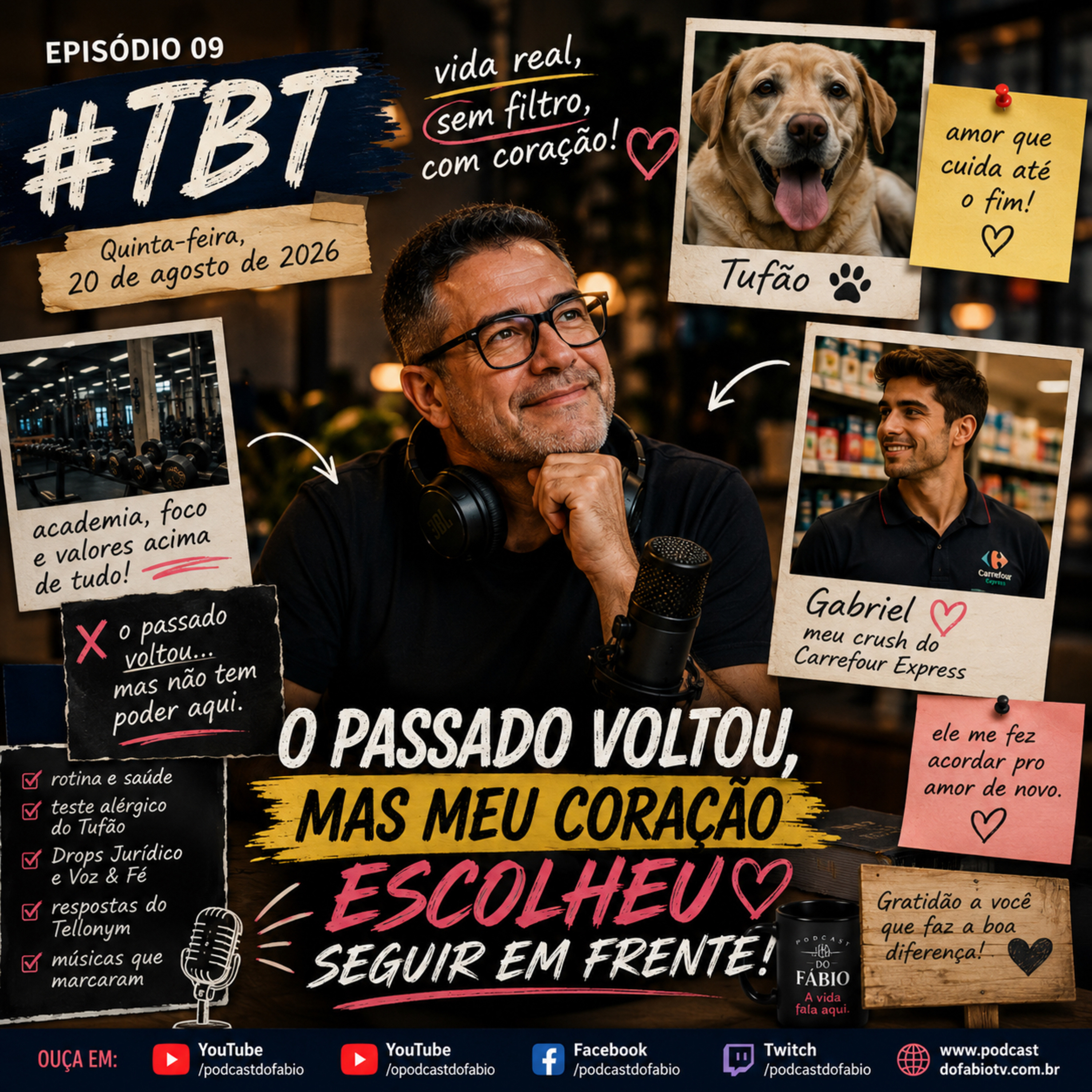 20 de Agosto de 2026 - O Passado Voltou, Mas Meu Coração Escolheu Seguir em Frente.