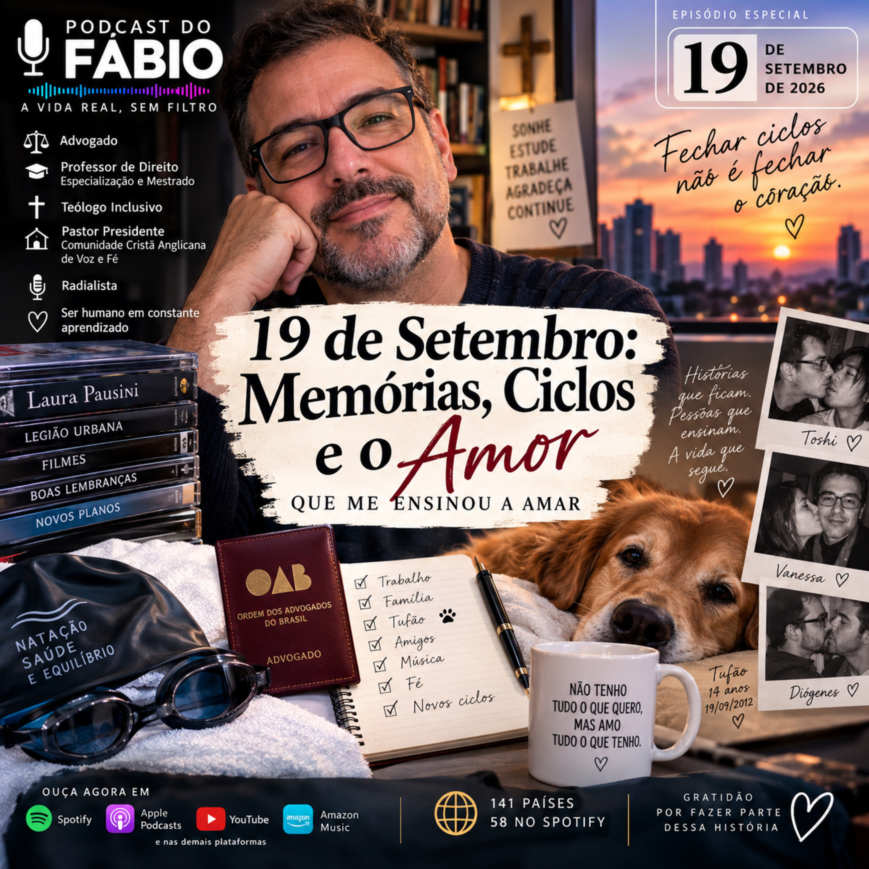 19 de Setembro: Memórias, Ciclos e o Amor que Me Ensinou a Amar ❤️ | 19 de Setembro de 2026