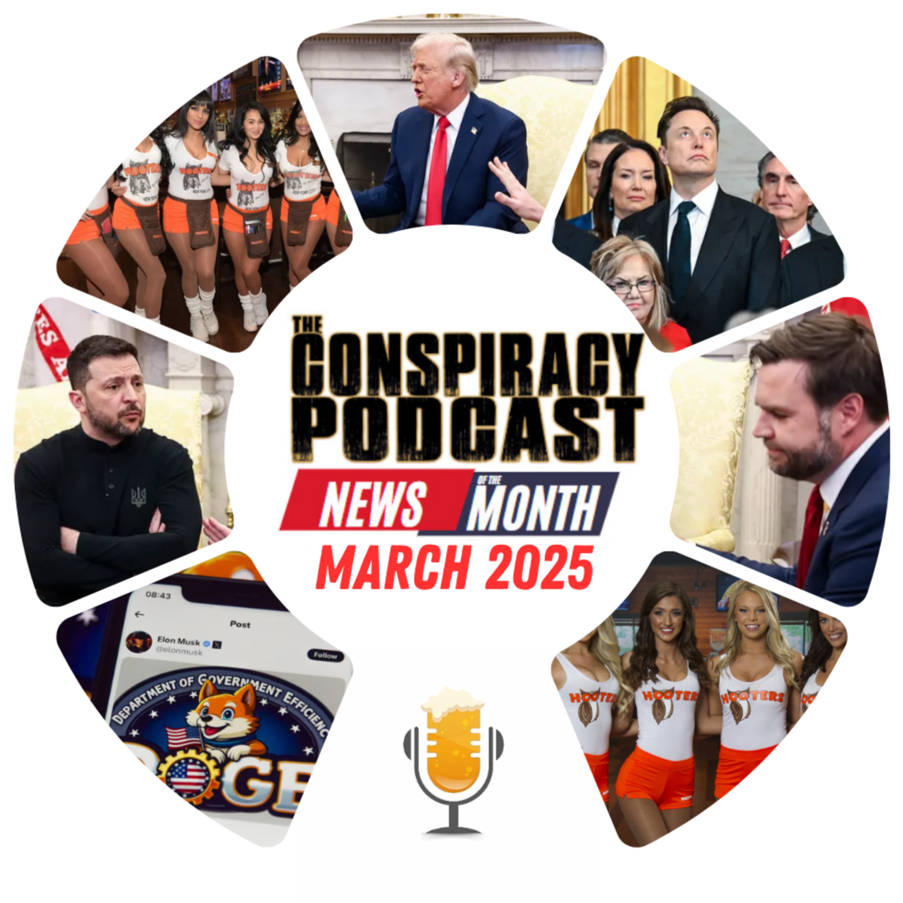 NEWS: March 2025 - Trump & Zelensky, Elon Musk and DOGE, Hooters Bankruptcy