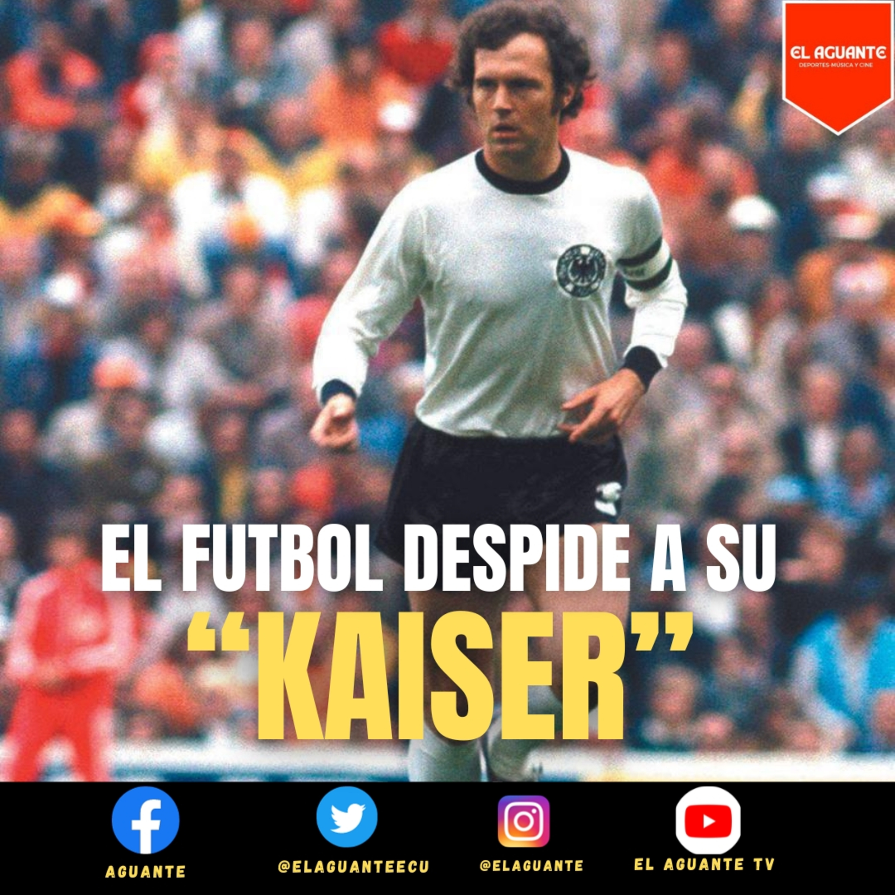 El fútbol llora la pérdida de una leyenda. Franz Beckenbauer