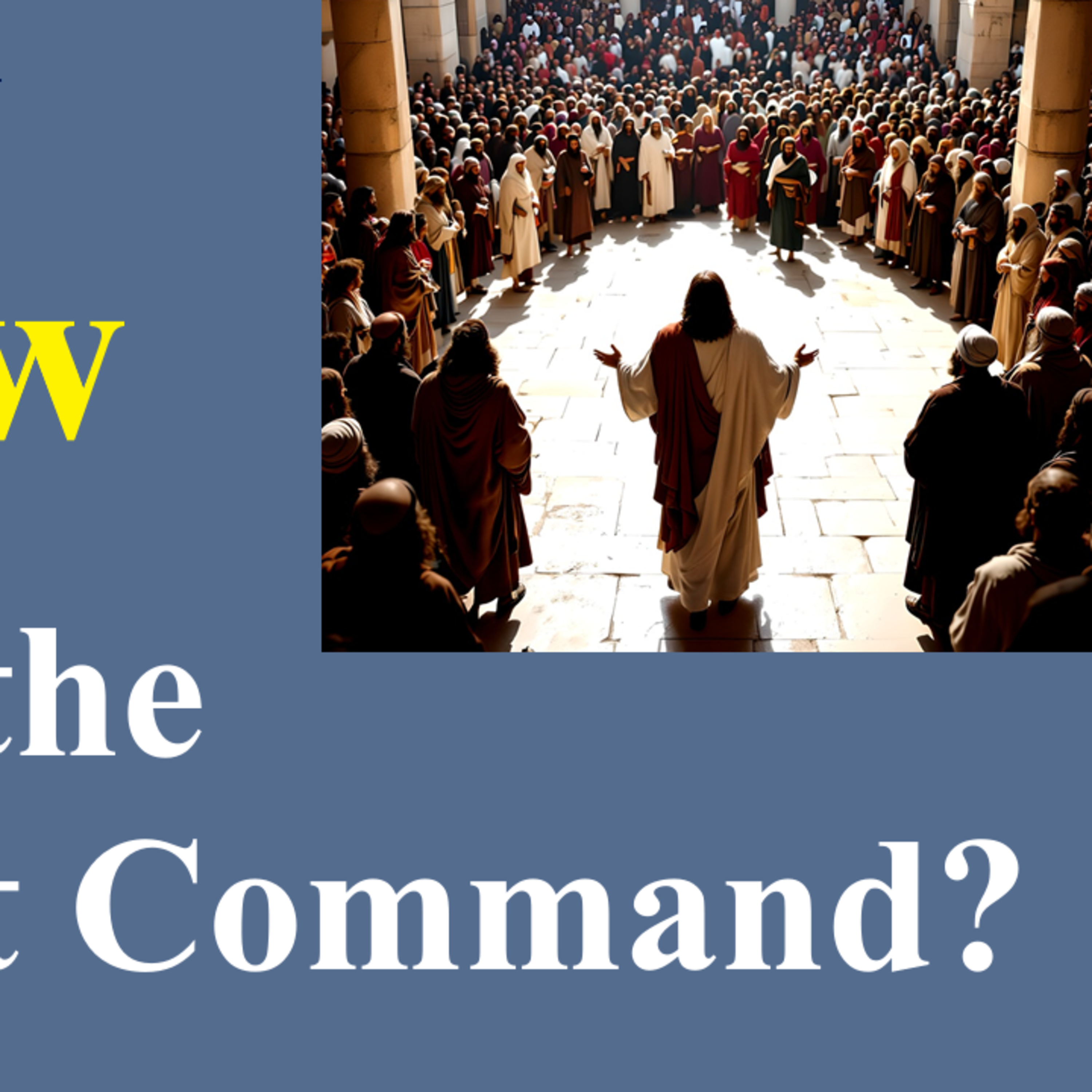 Matthew: Which Is the Great Command?
