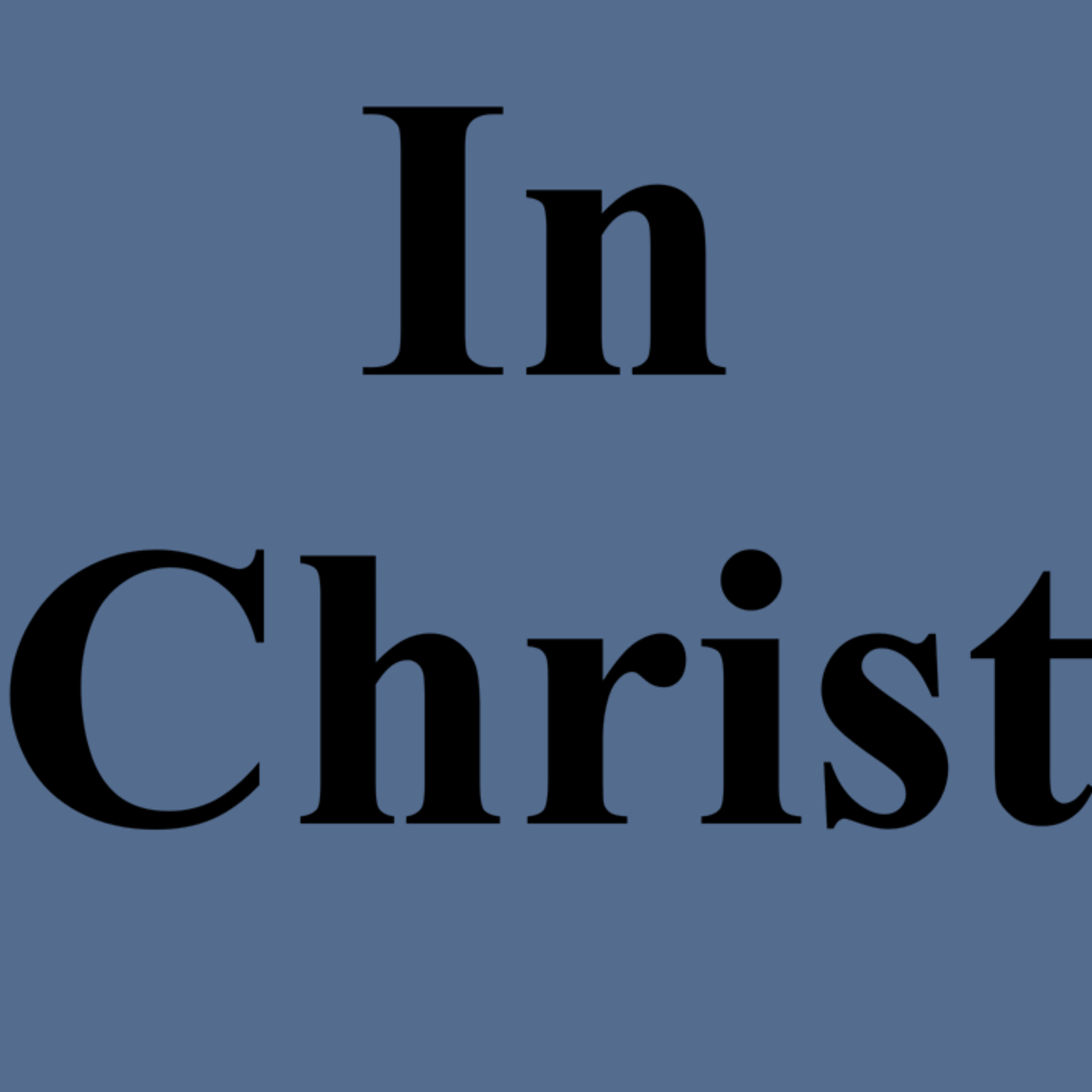 In Christ episode artwork