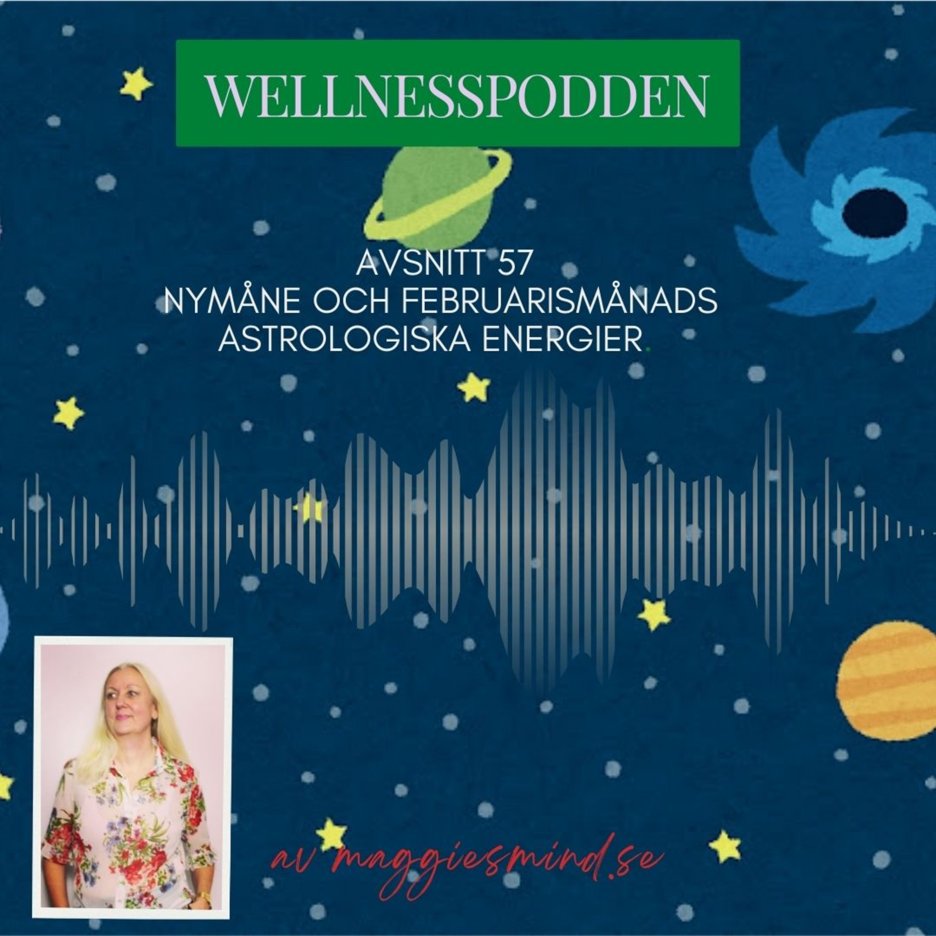 Avsnitt 57 - Nymåne och februarismånads astrologiska energier episode artwork