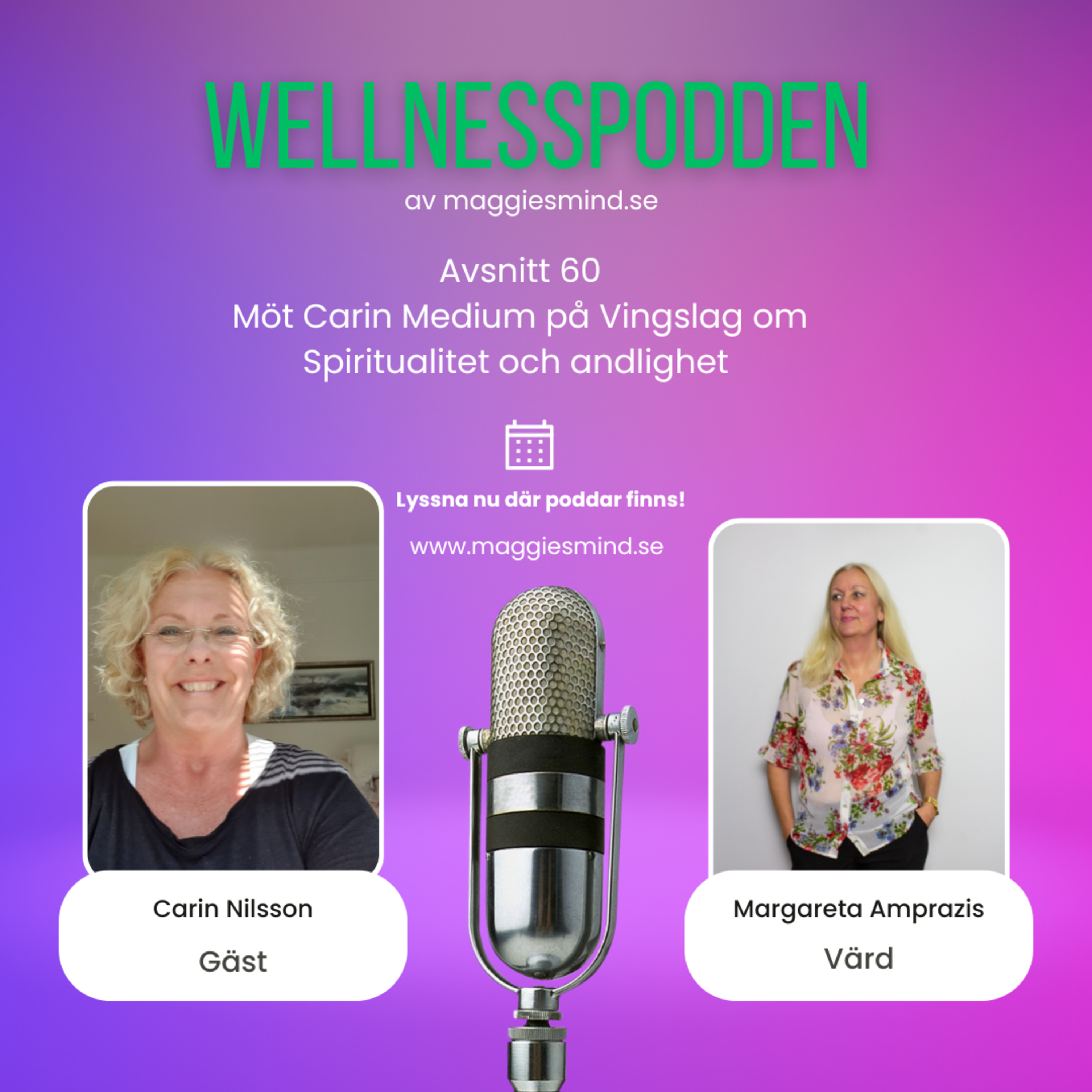 Avsnitt 60 - Spiritualitet och andlighet med Carin  episode artwork