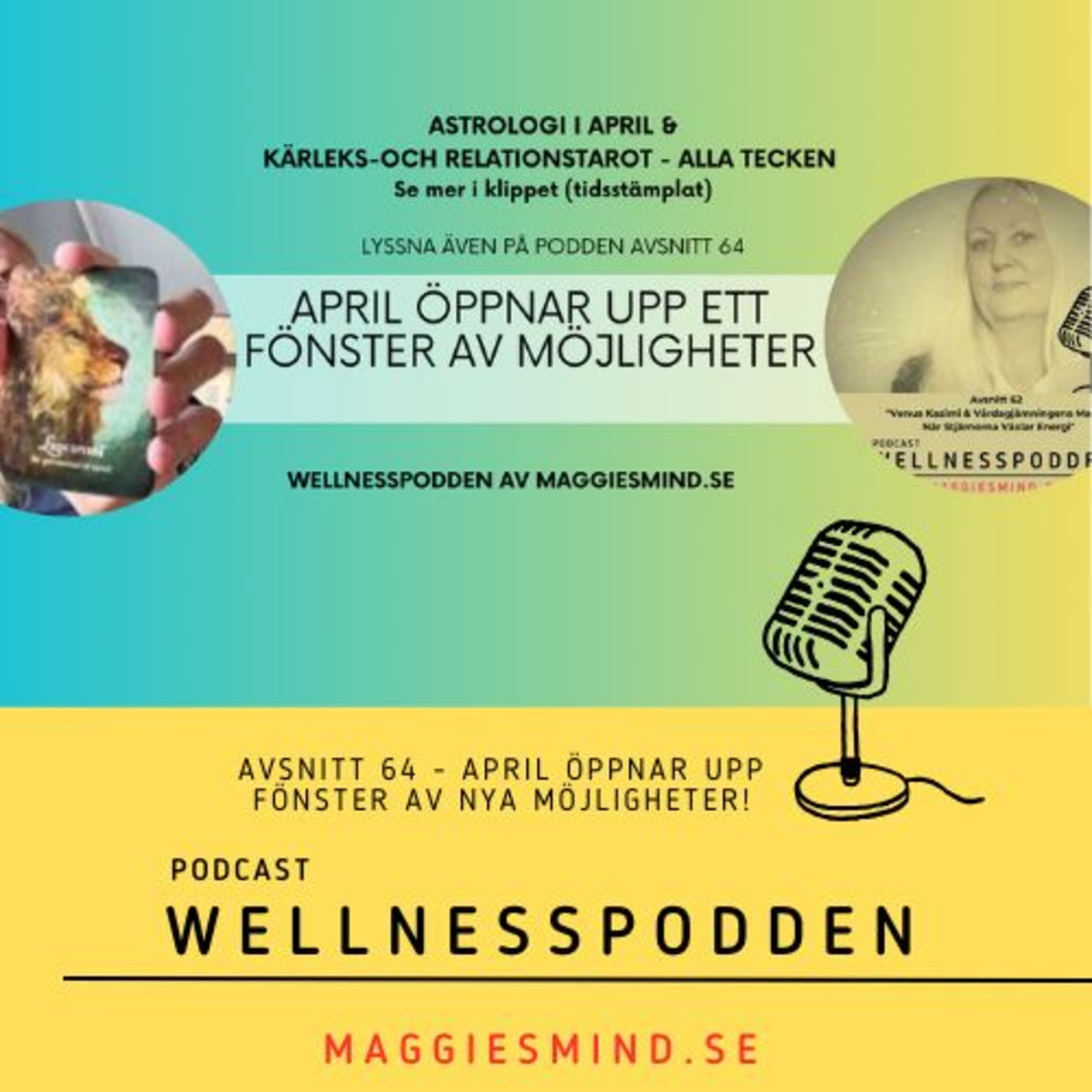 Avsnitt 64 - April öppnar upp ett fönster av nya möjligheter episode artwork