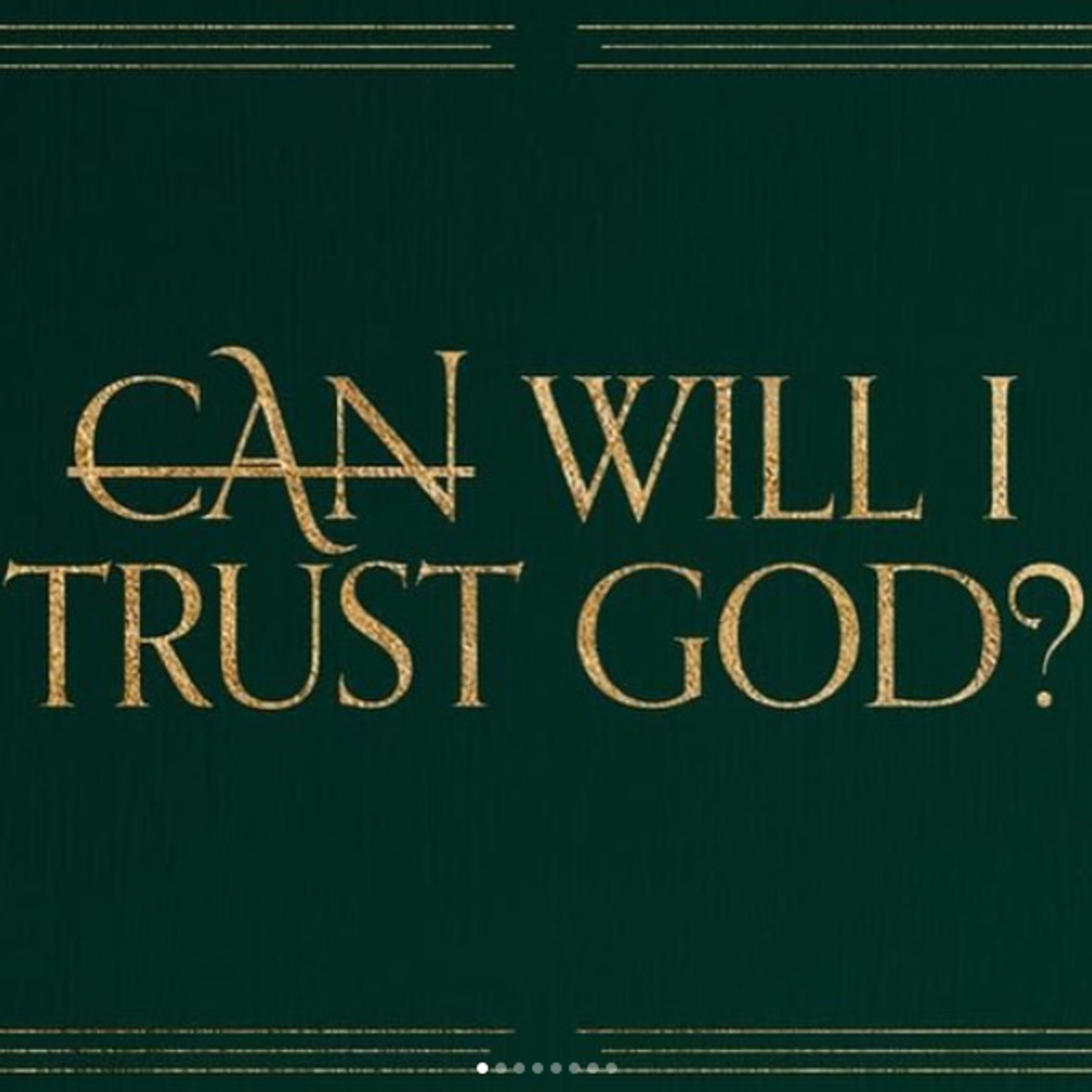Will I Trust God? episode artwork