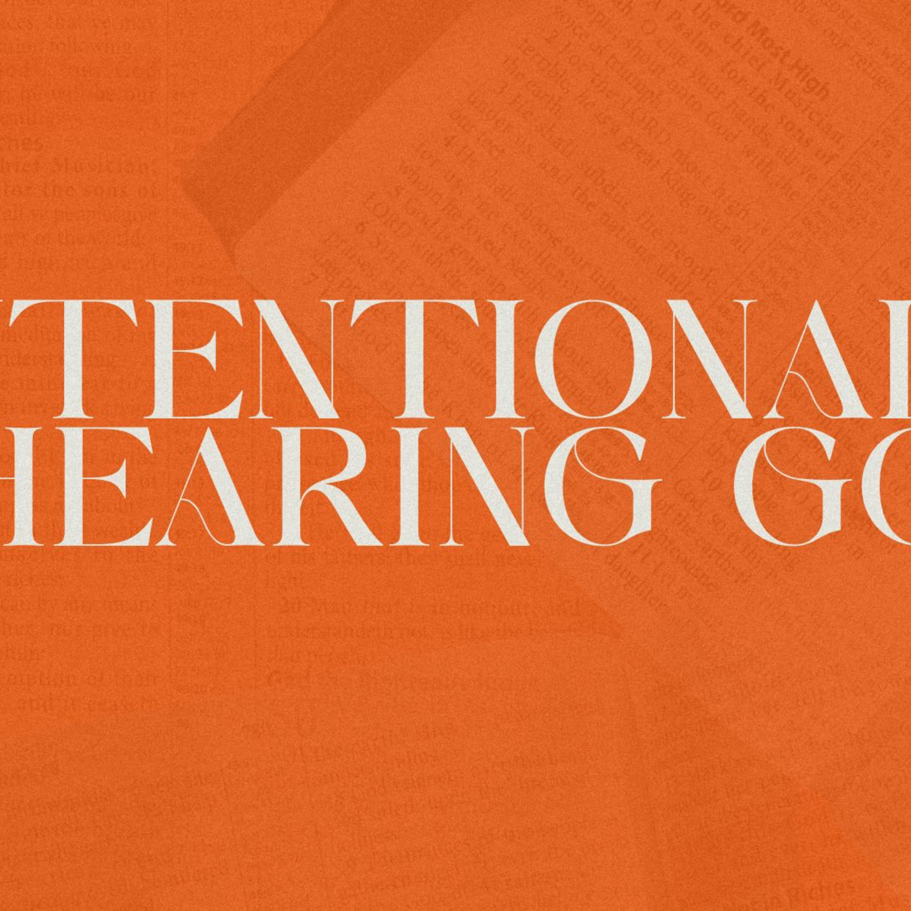 Intentionally Hearing God episode artwork