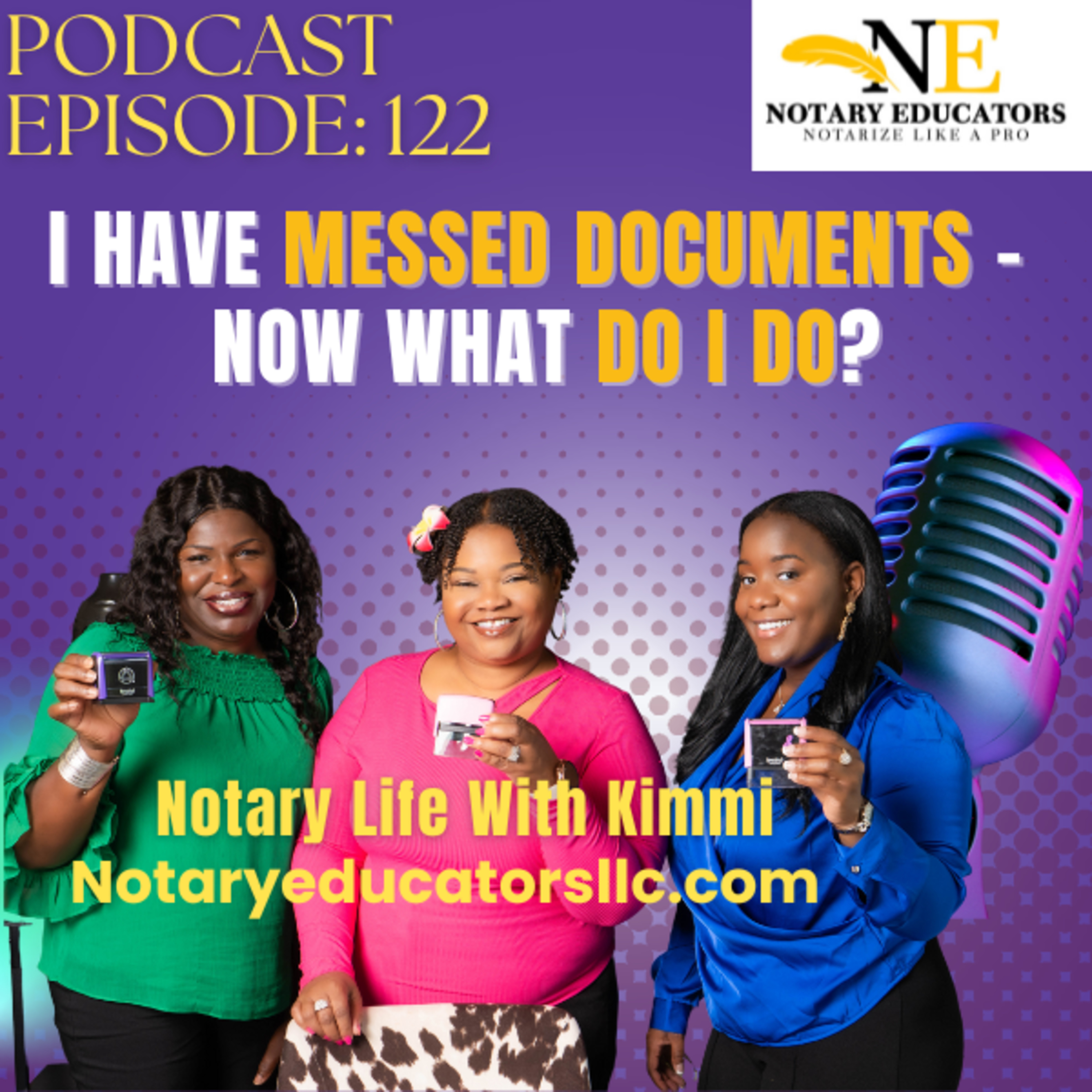 cover of episode #122 - I Have Messed Up Documents - Now What Podcast