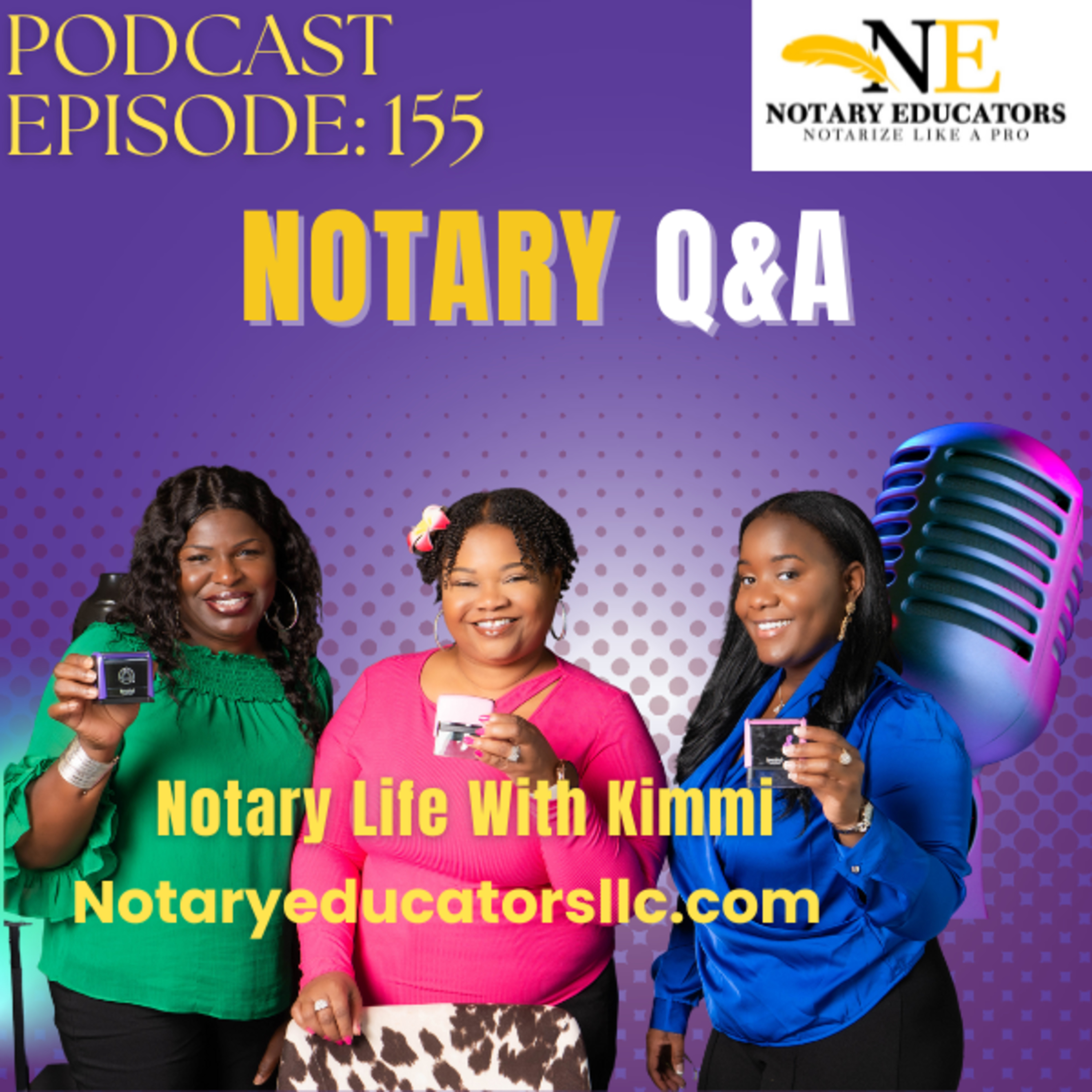 cover of episode #155 - Notary Q&A Session Podcast