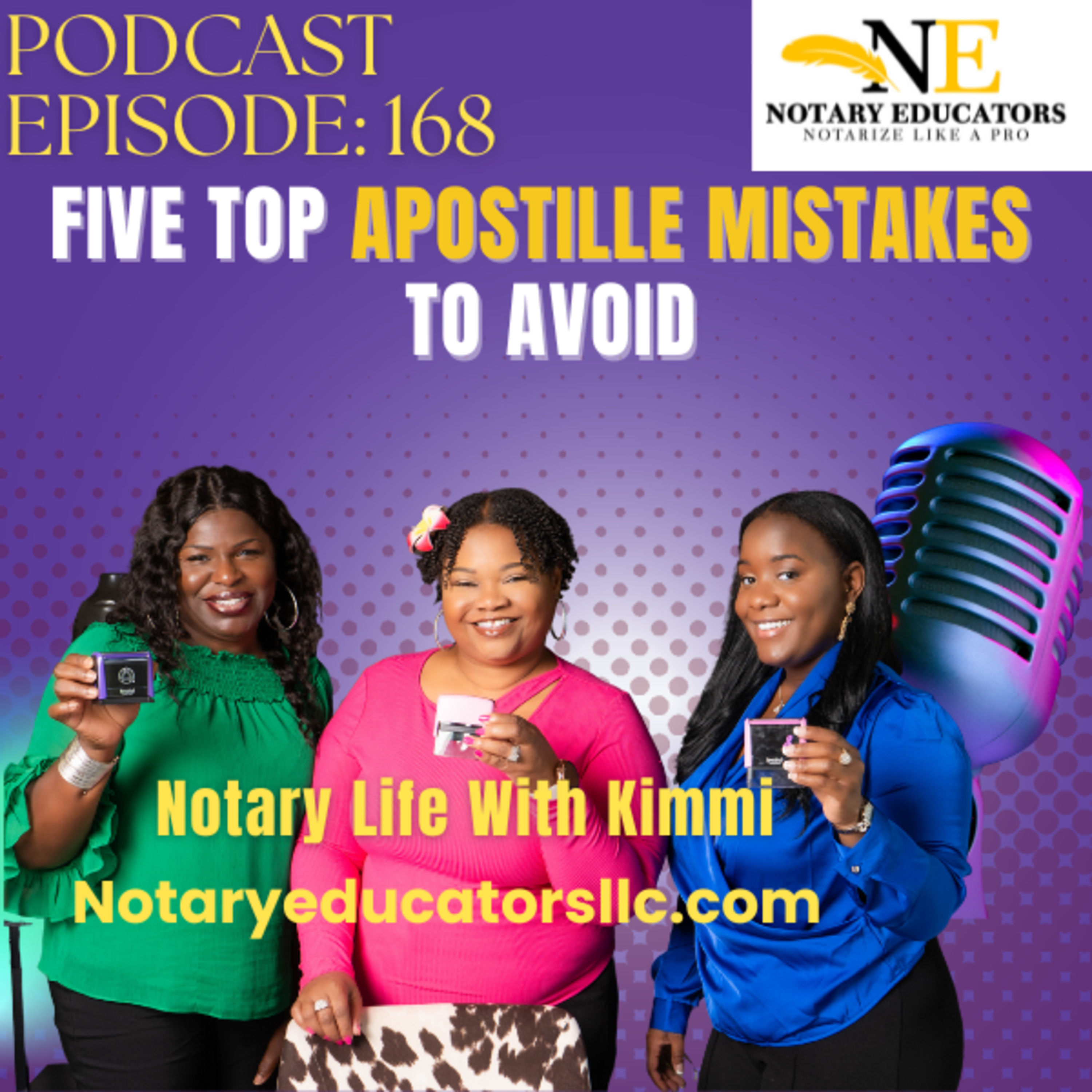 cover of episode #168 - 5 Top Apostille Training Mistakes to Avoid Podcast