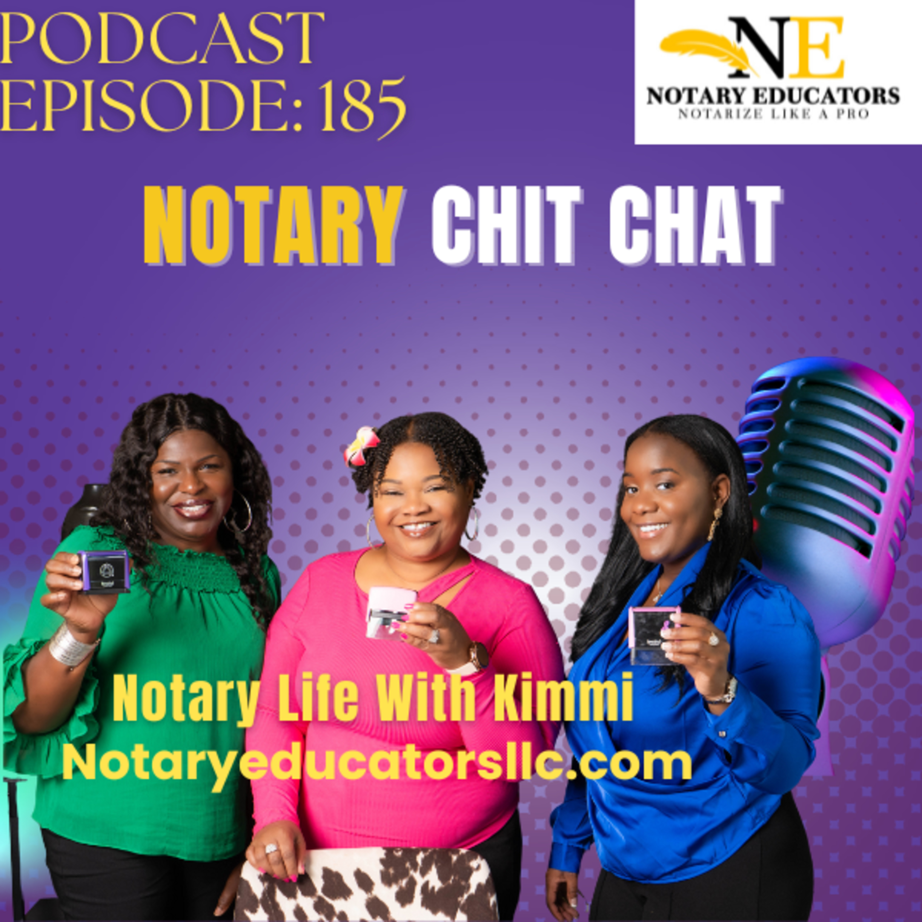 cover of episode #185 - Notary Chit Chat Podcast
