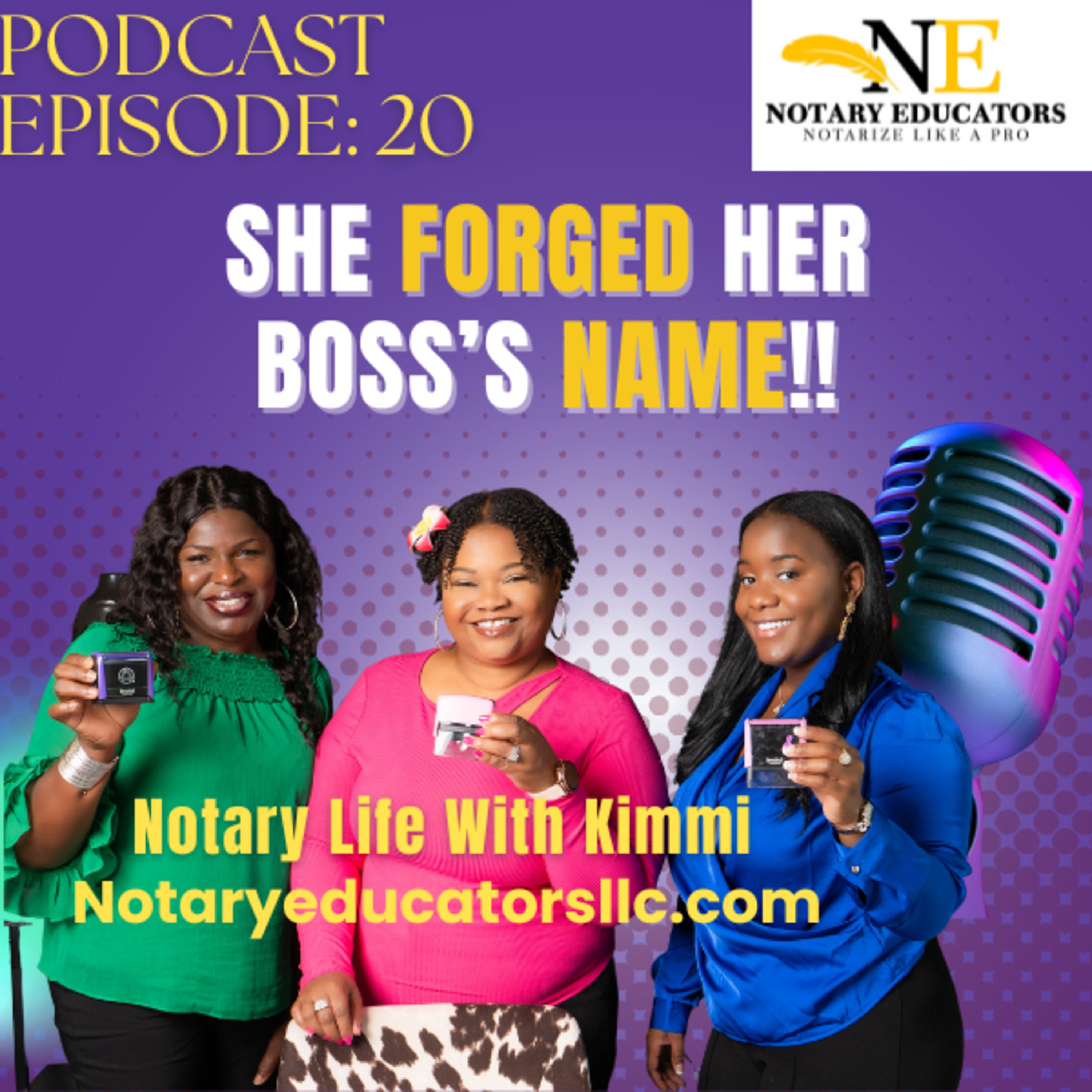 cover of episode #200 - She Forged Her Boss's Name Podcast