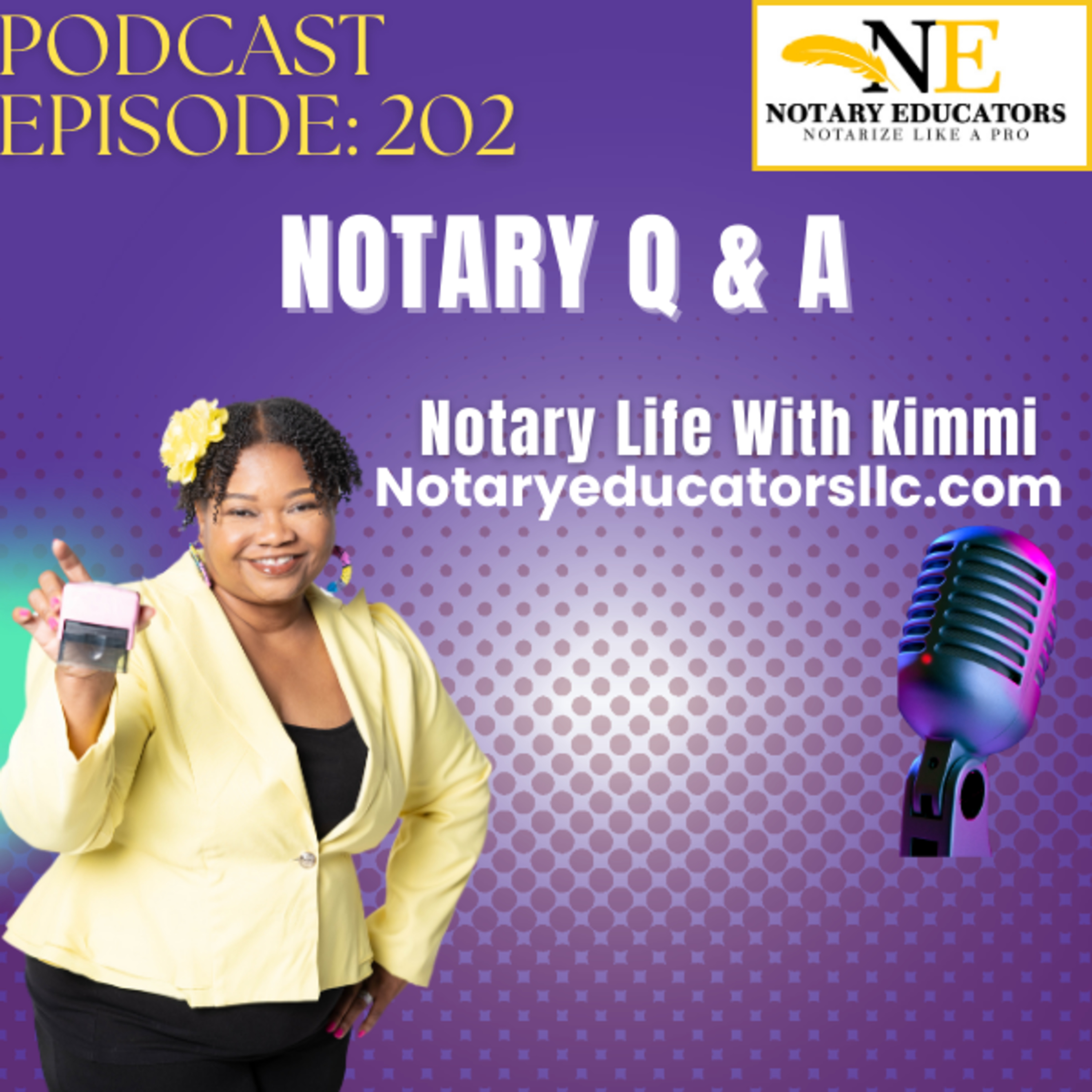 cover of episode #203 - Notary Q&A Session Podcast