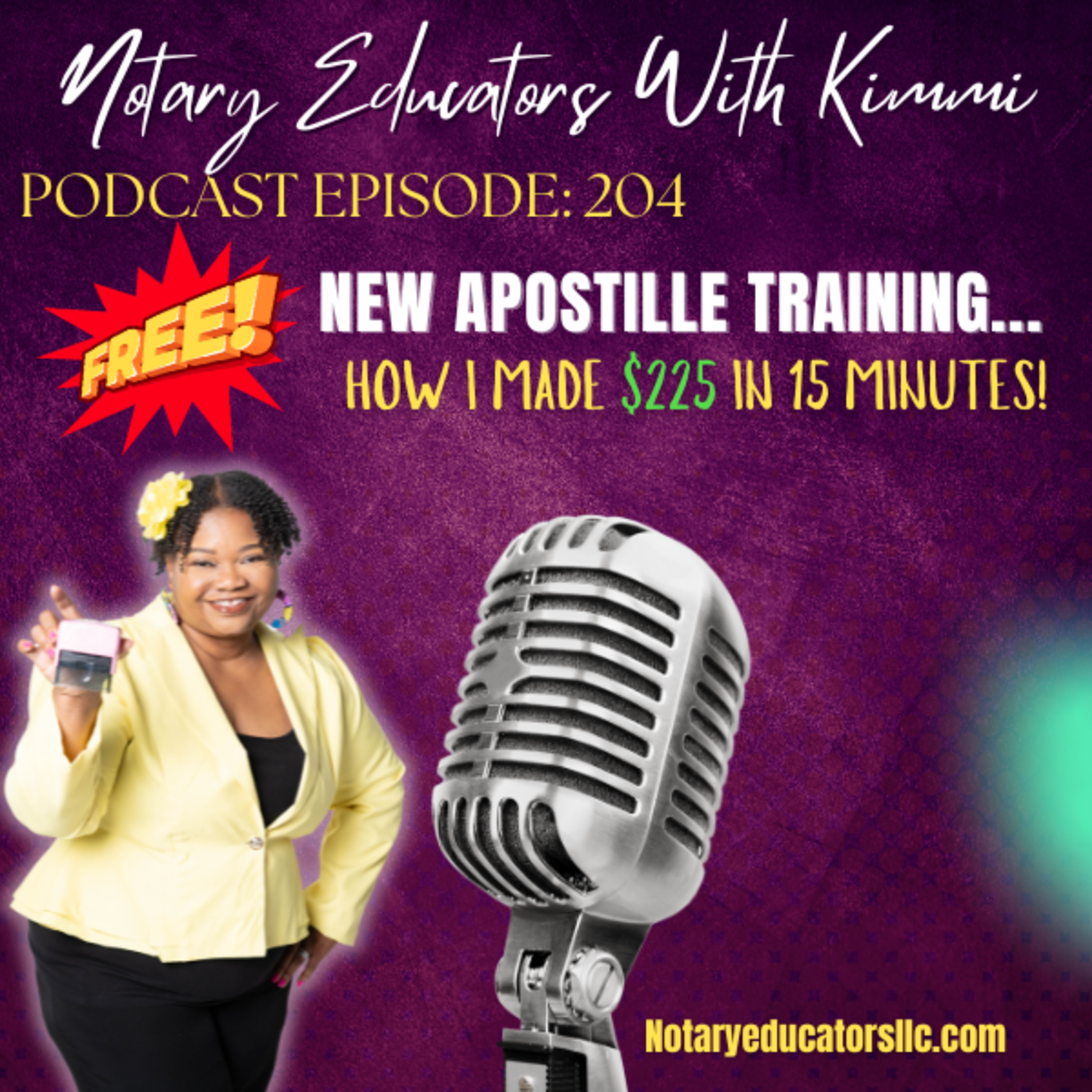 cover of episode #204 - Apostille Training Podcast