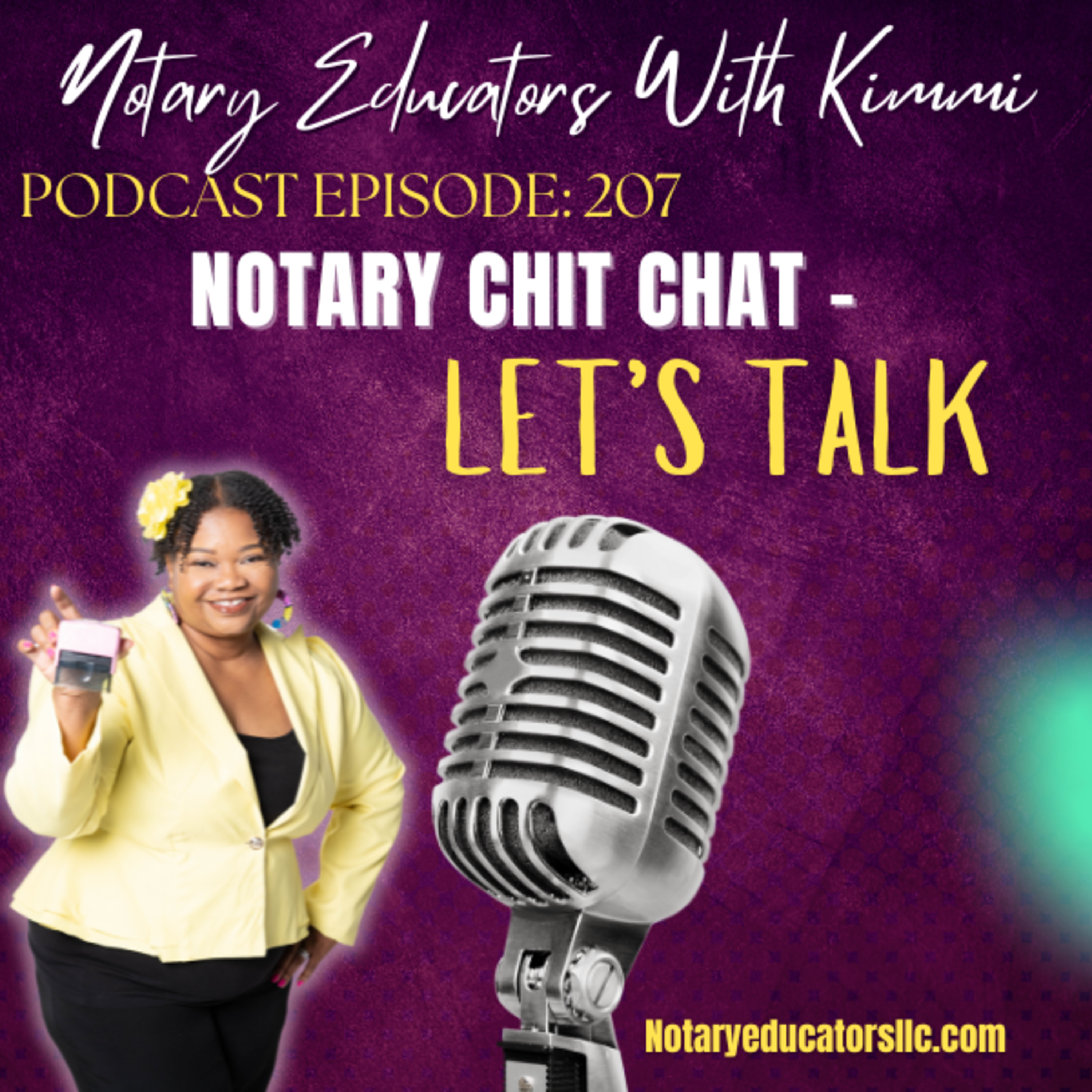 cover of episode #207 - Notary Talk - Let's Talk