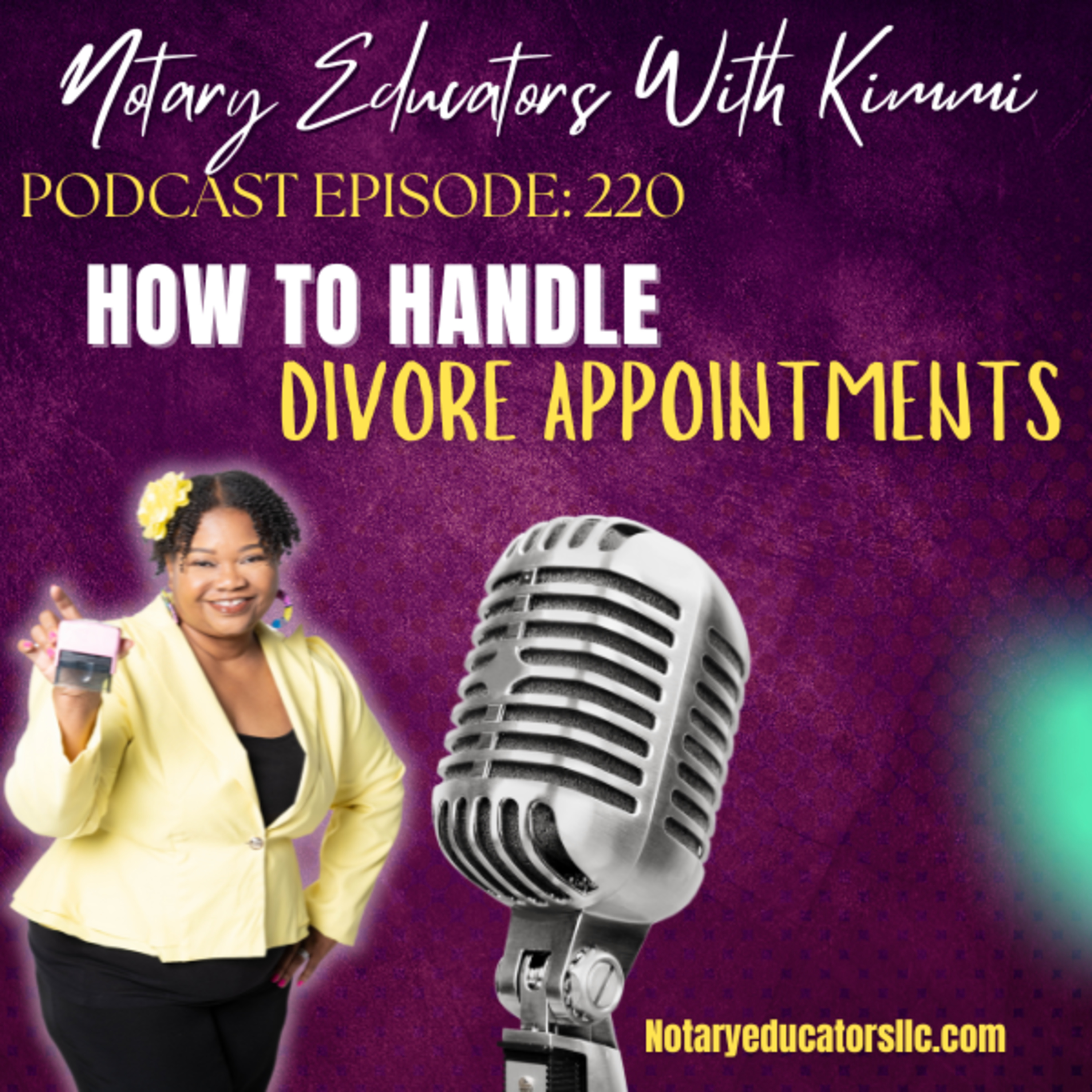 cover of episode #220 - How to Handle Divorce Appointments Podcast