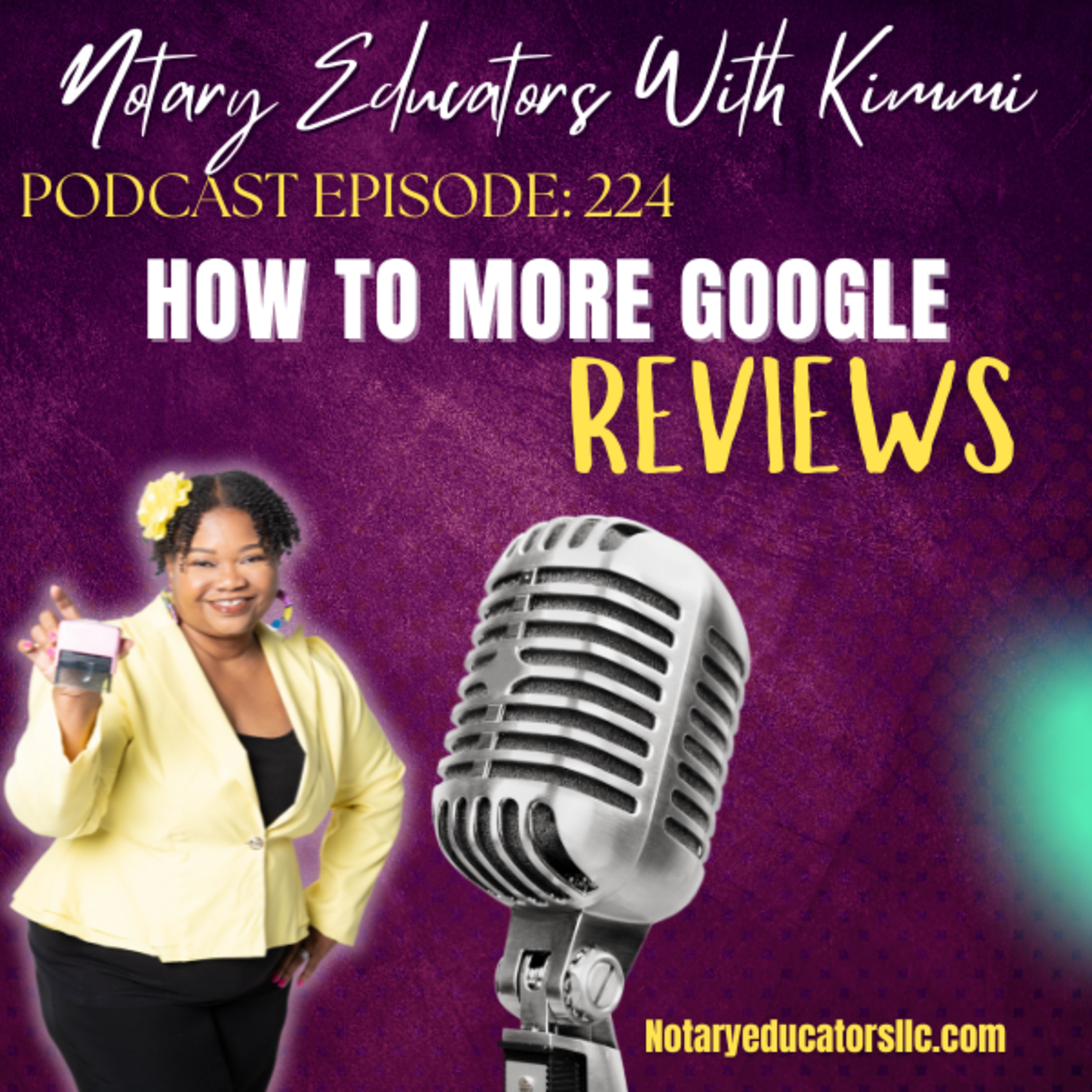 cover of episode #224-How to Get More Google Review Podcast