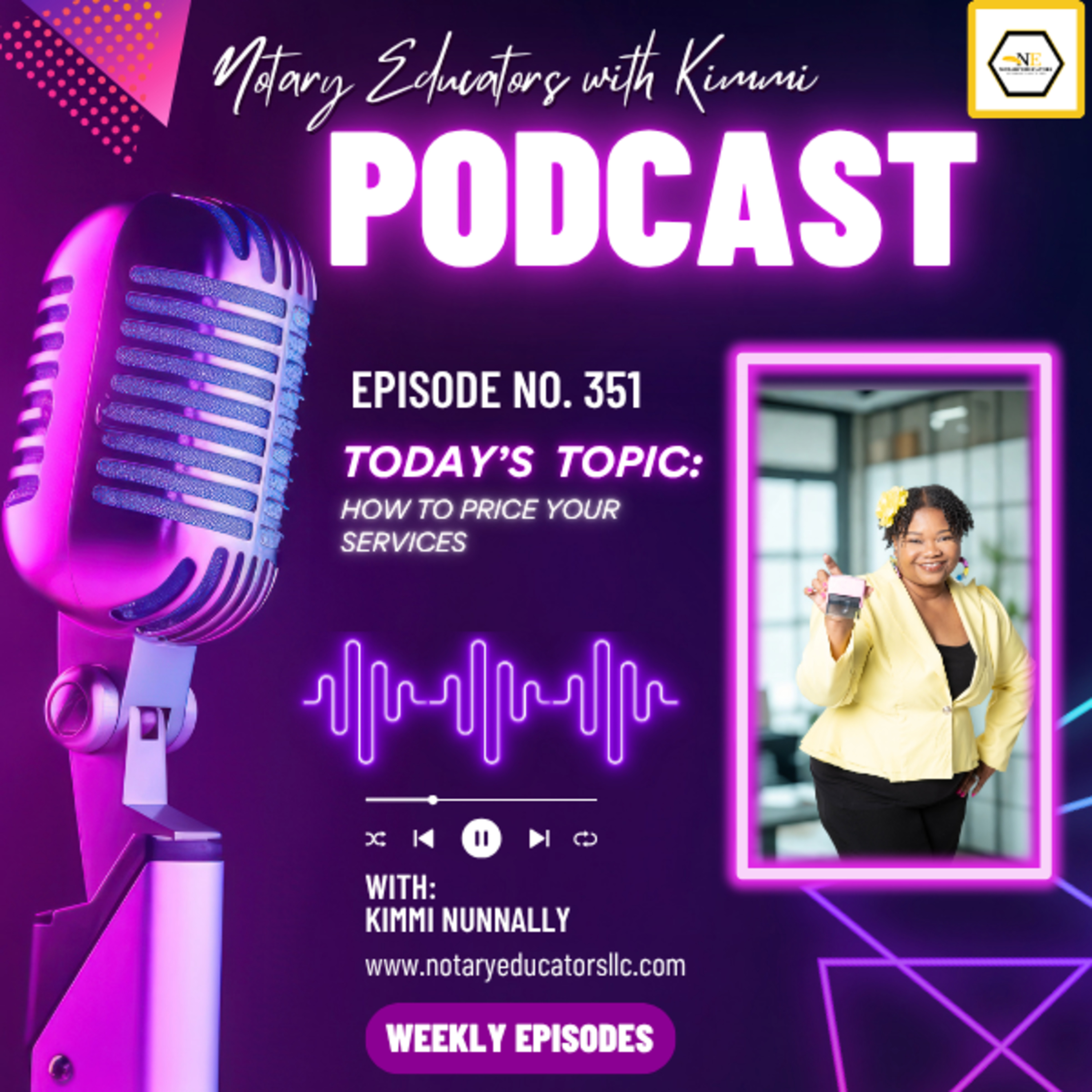 #351 - How to Price Your Services Podcast episode artwork