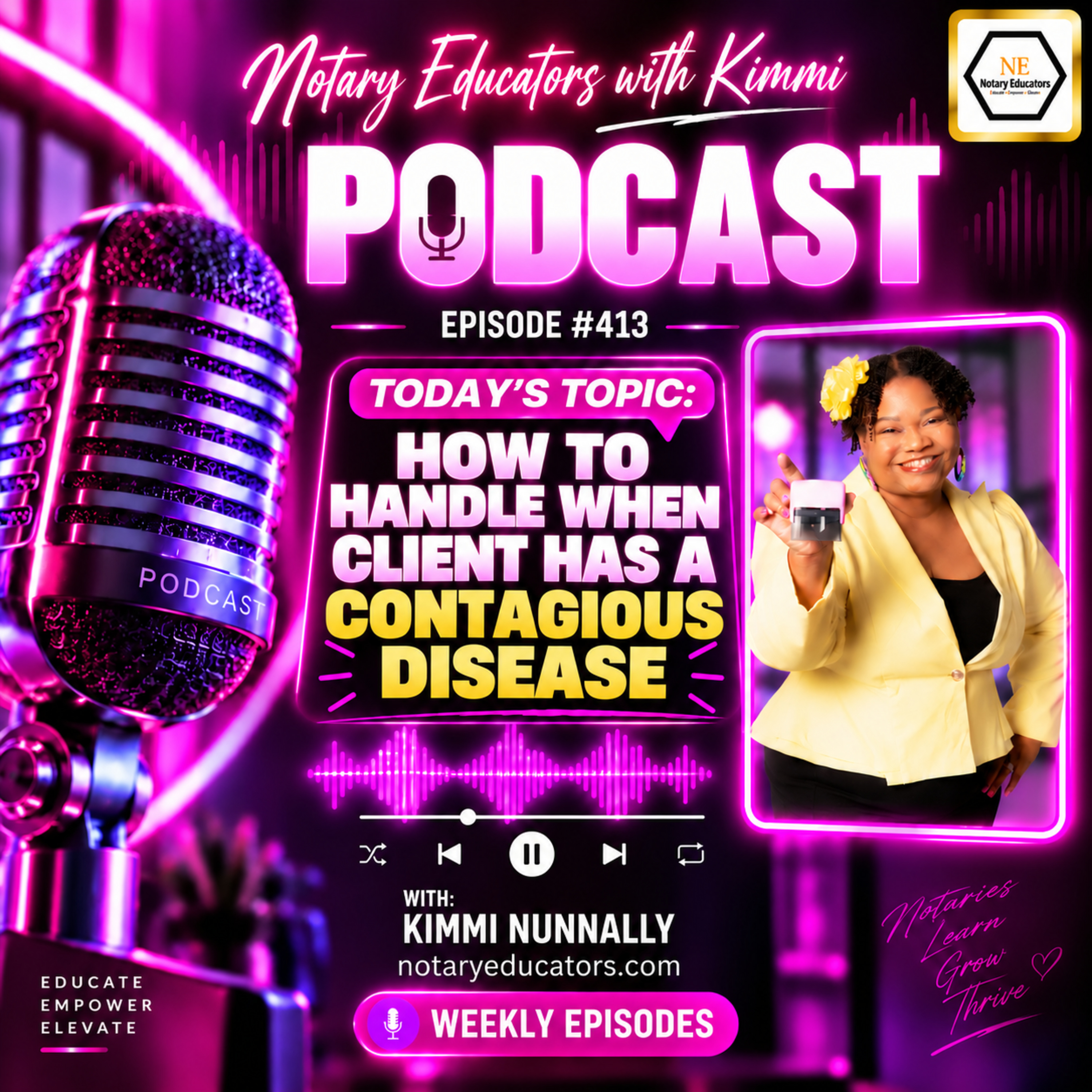 #413 - How to Handle When Client Has a Contagious Disease Podcast