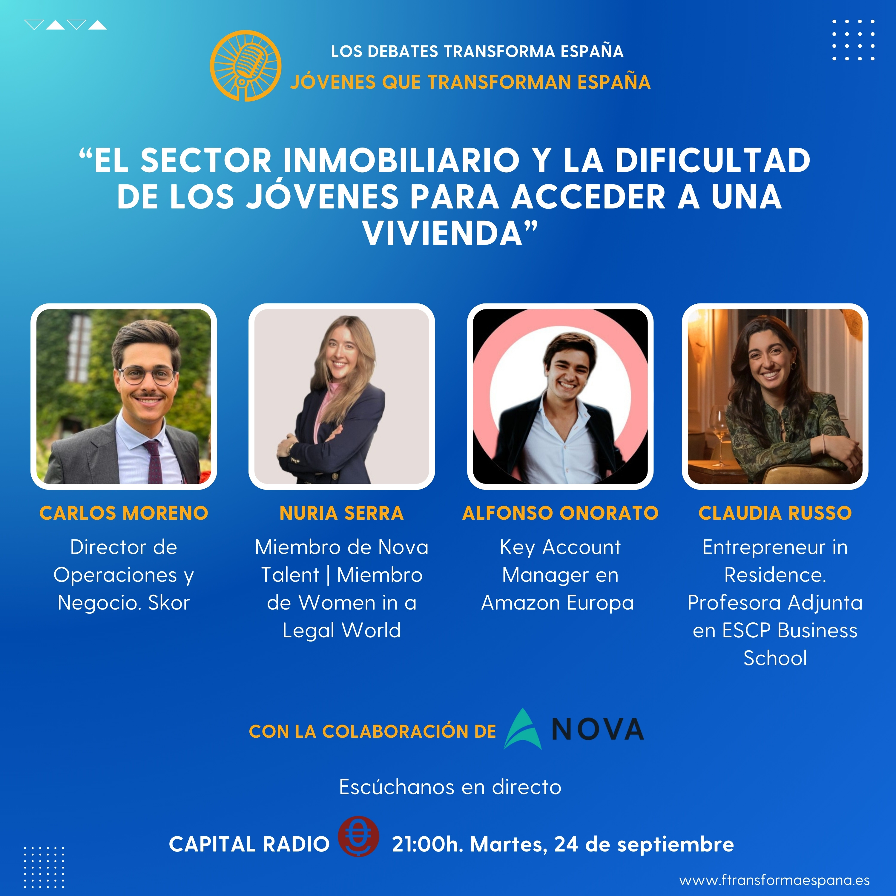 Portada de Los Debates de Transforma España