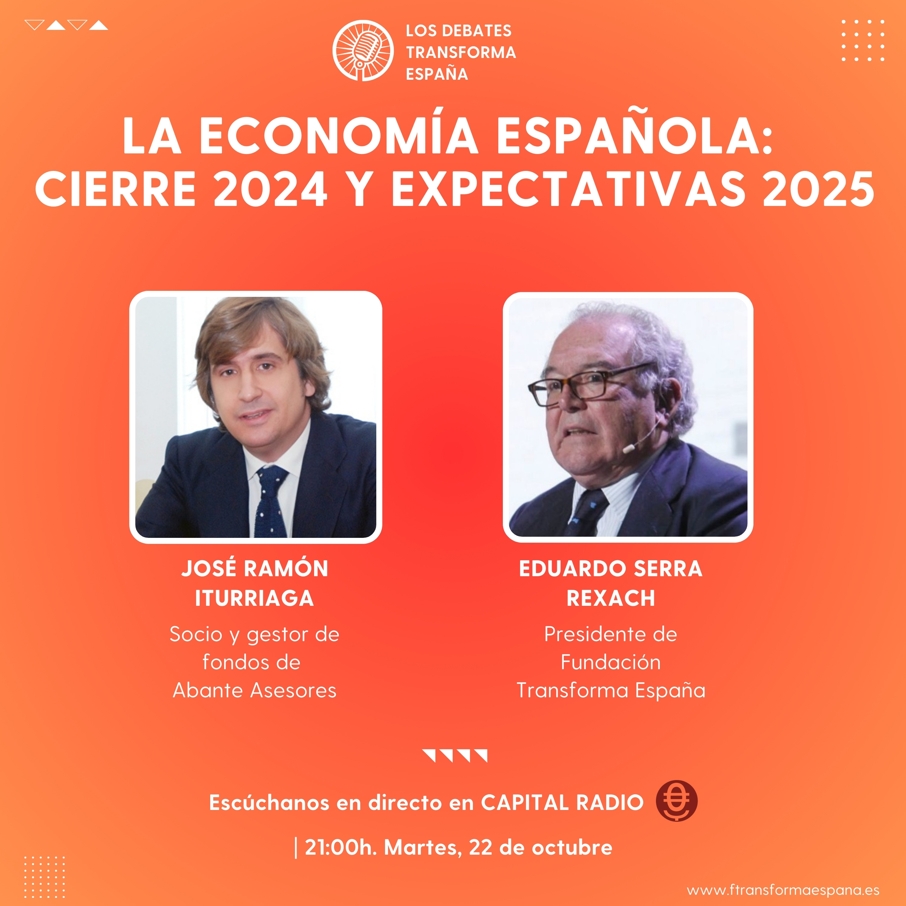 Portada de Los Debates de Transforma España