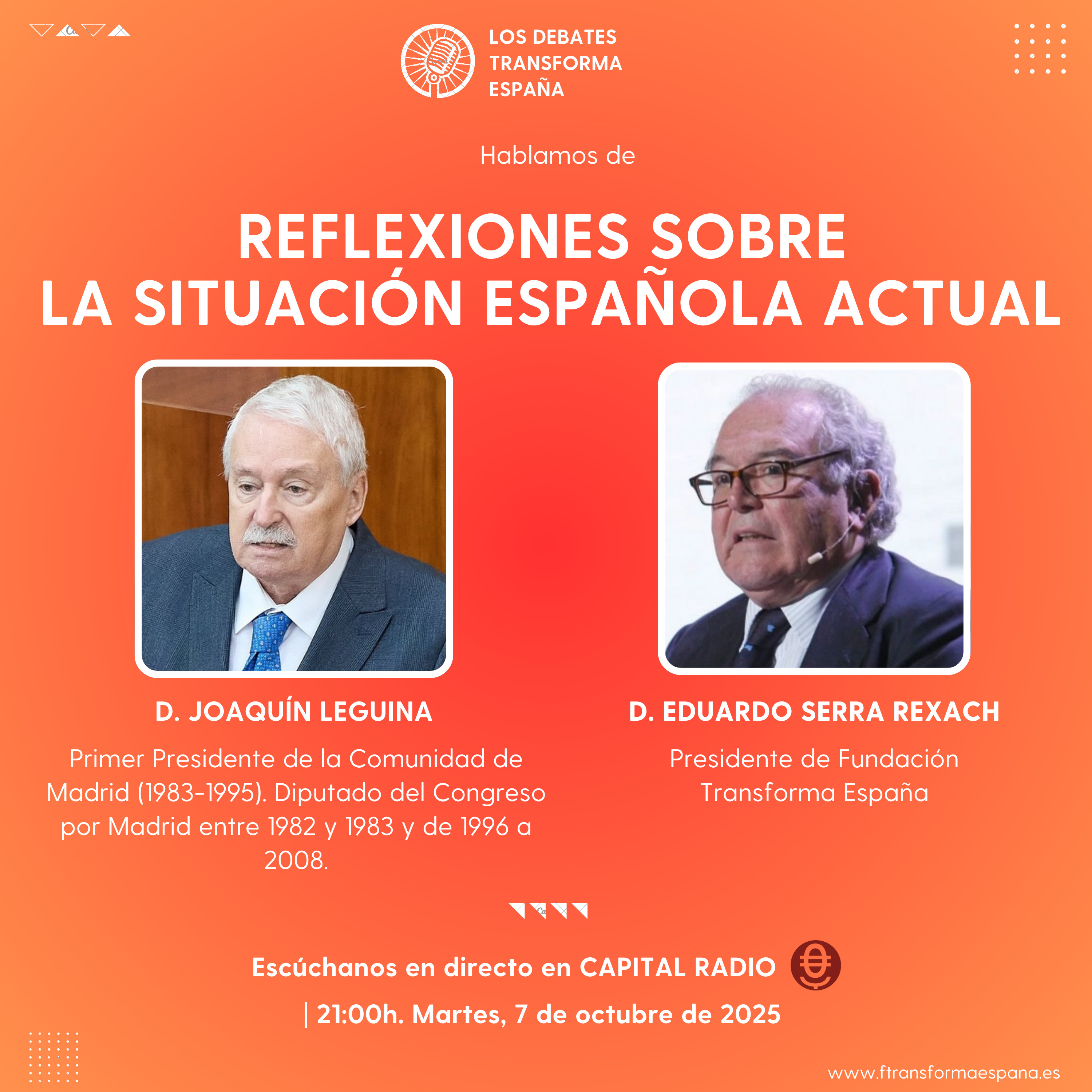 Portada de Los Debates de Transforma España
