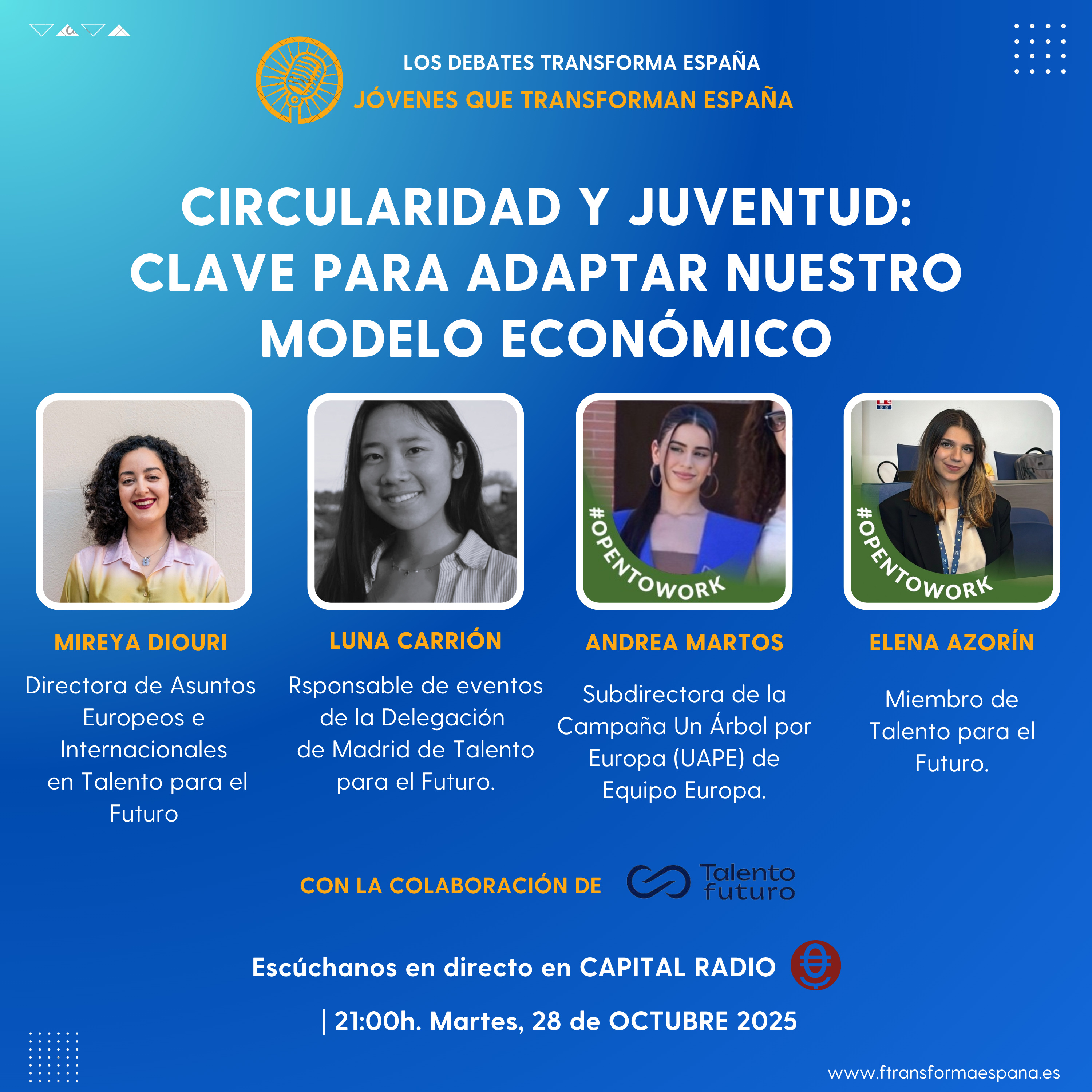 Portada de Los Debates de Transforma España