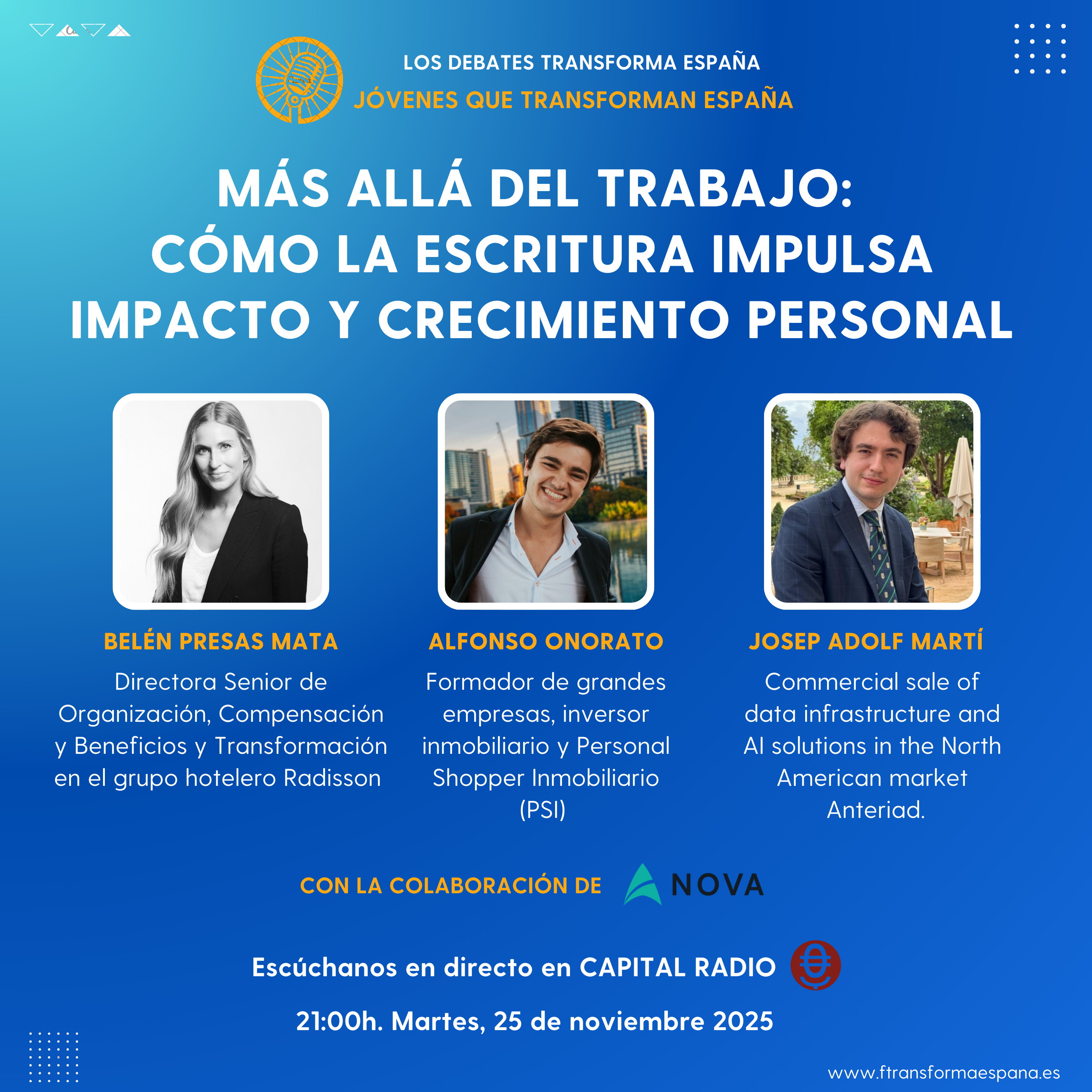 Portada de Los Debates de Transforma España