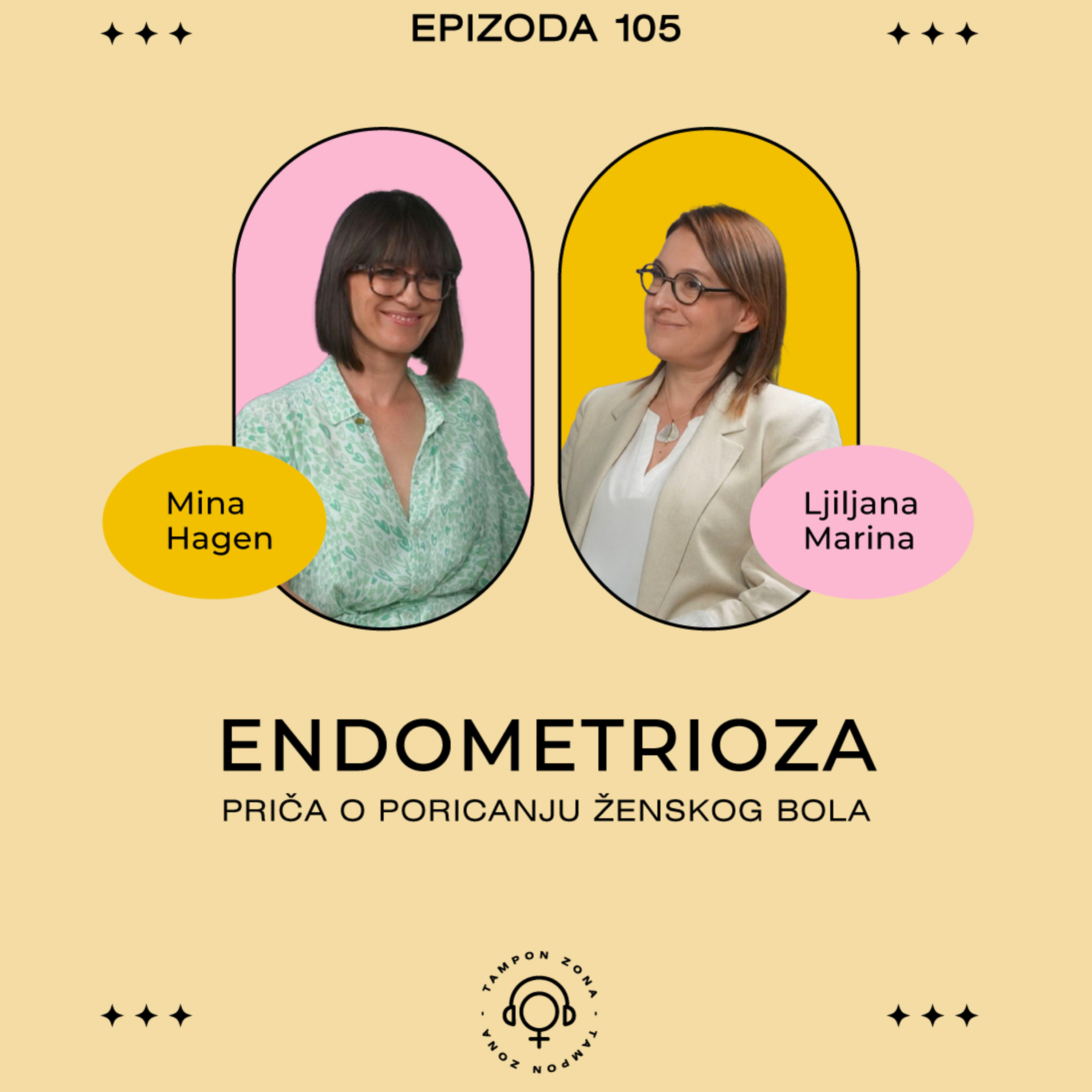 ENDOMETRIOZA - Priča o poricanju ženskog bola: Dijagnostika, podrška, lečenje | Podkast 105
