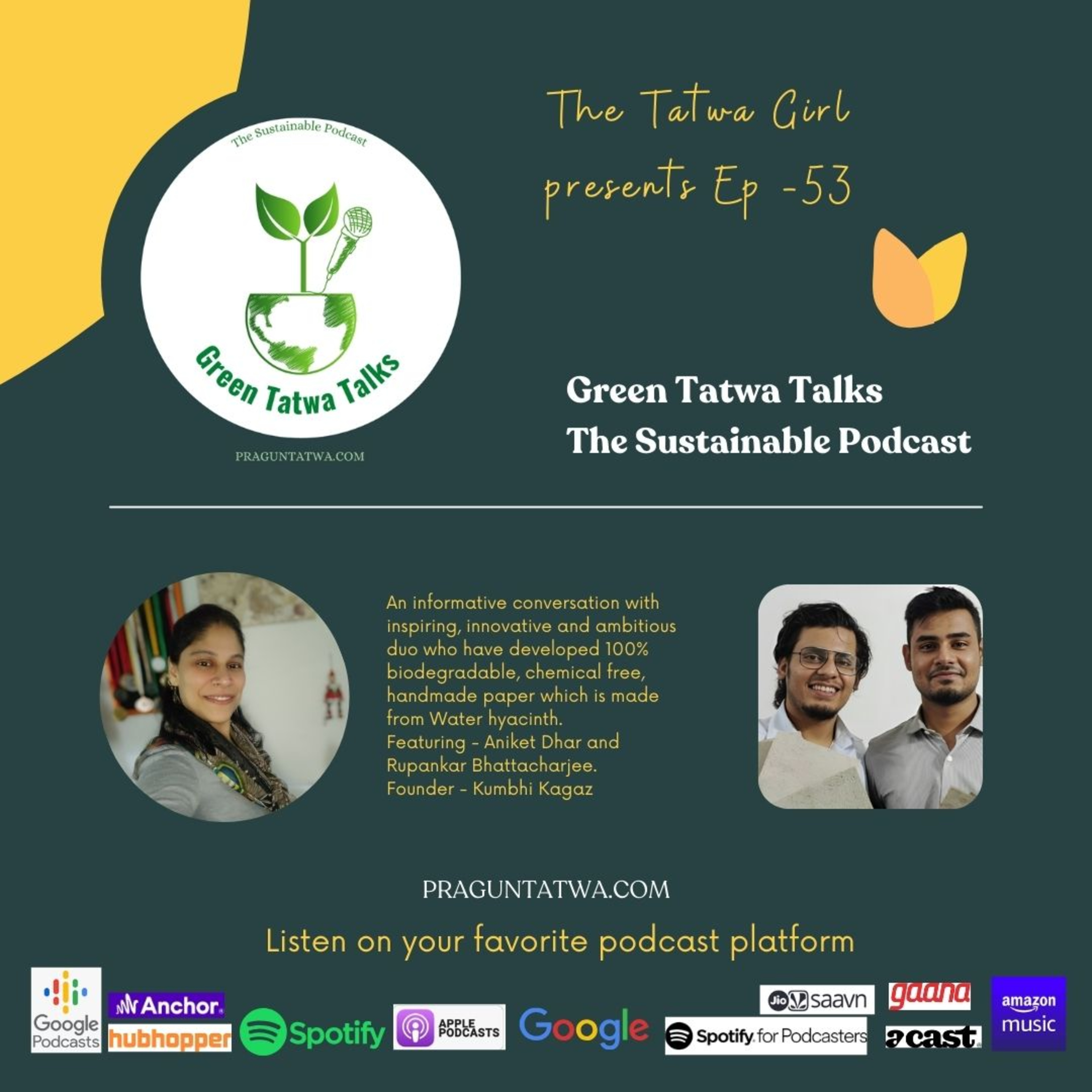 Green Tatwa Talks - An Ecofriendly Podcast on Sustainable Living
