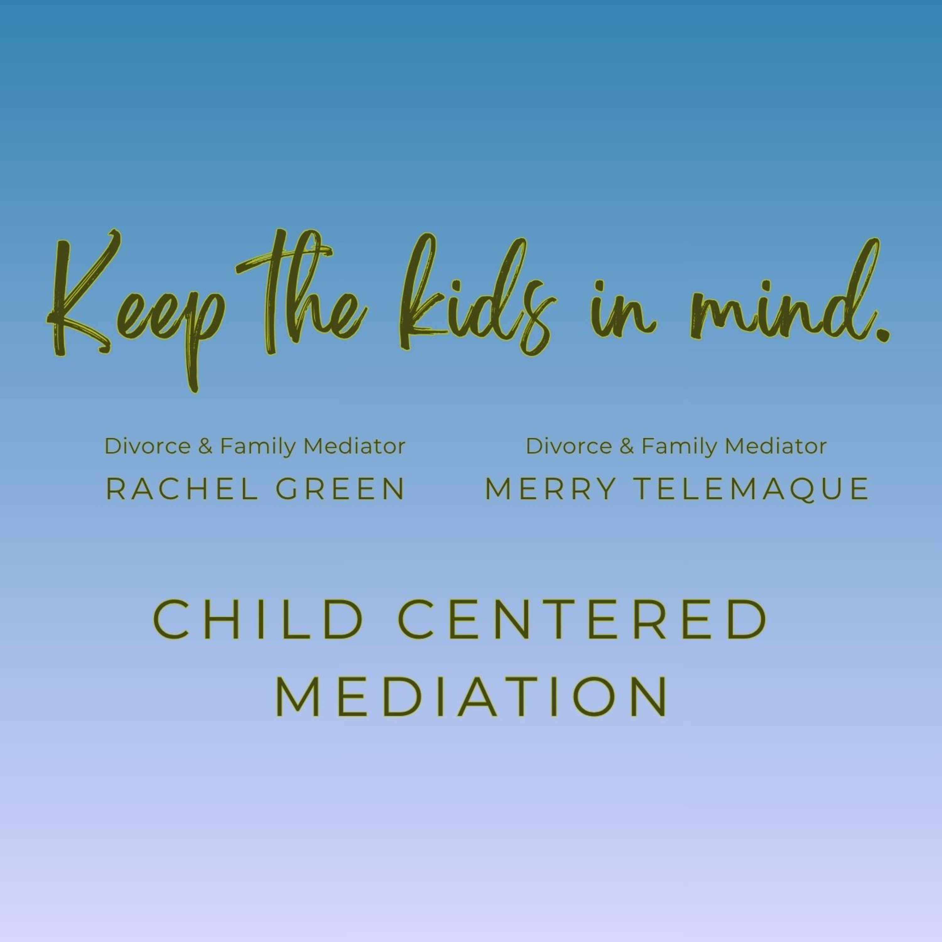 Merry Telemaque: Child Centered Mediation episode artwork