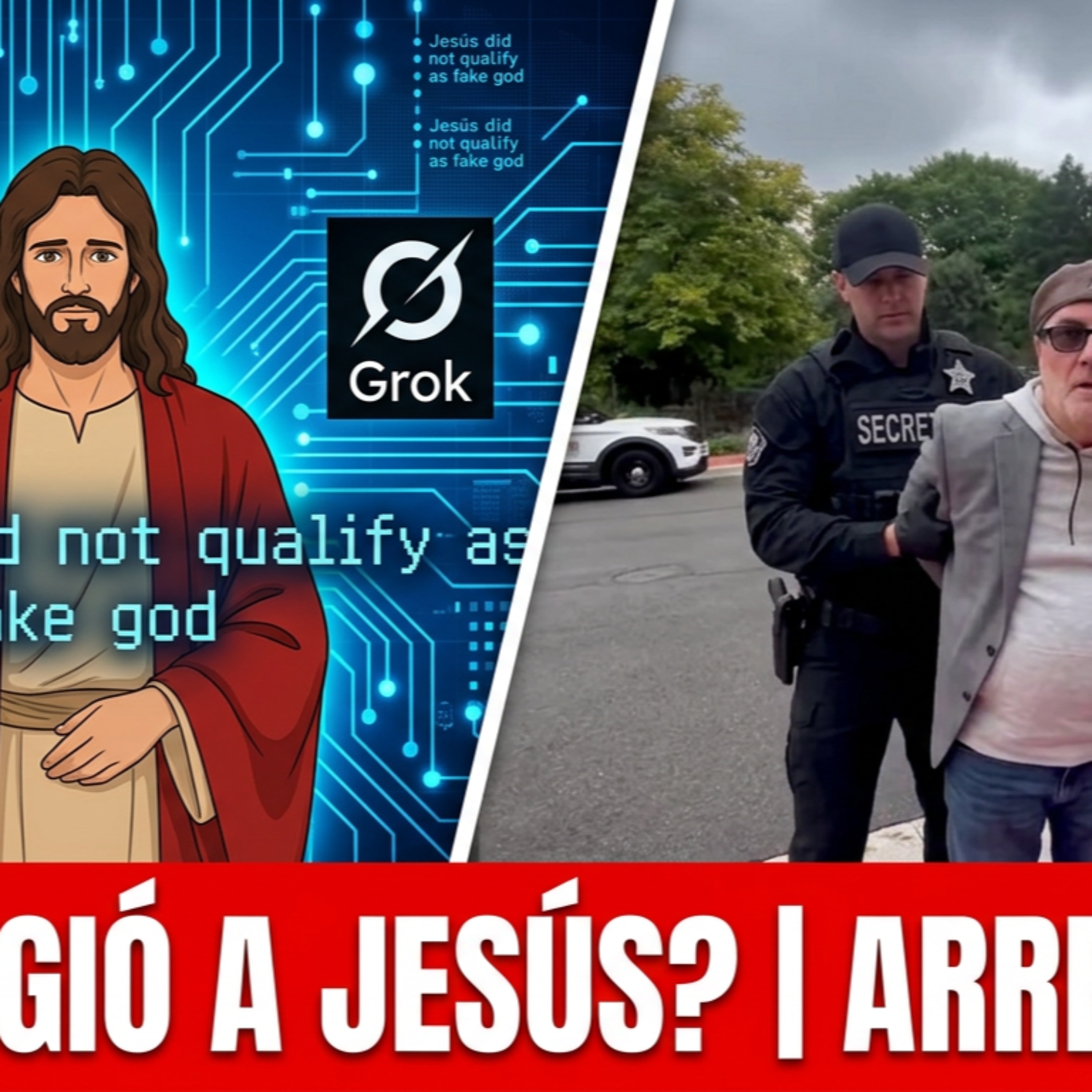 🤖 IA Grok opta por Jesús | 🚨 Pastor detenido en Washington