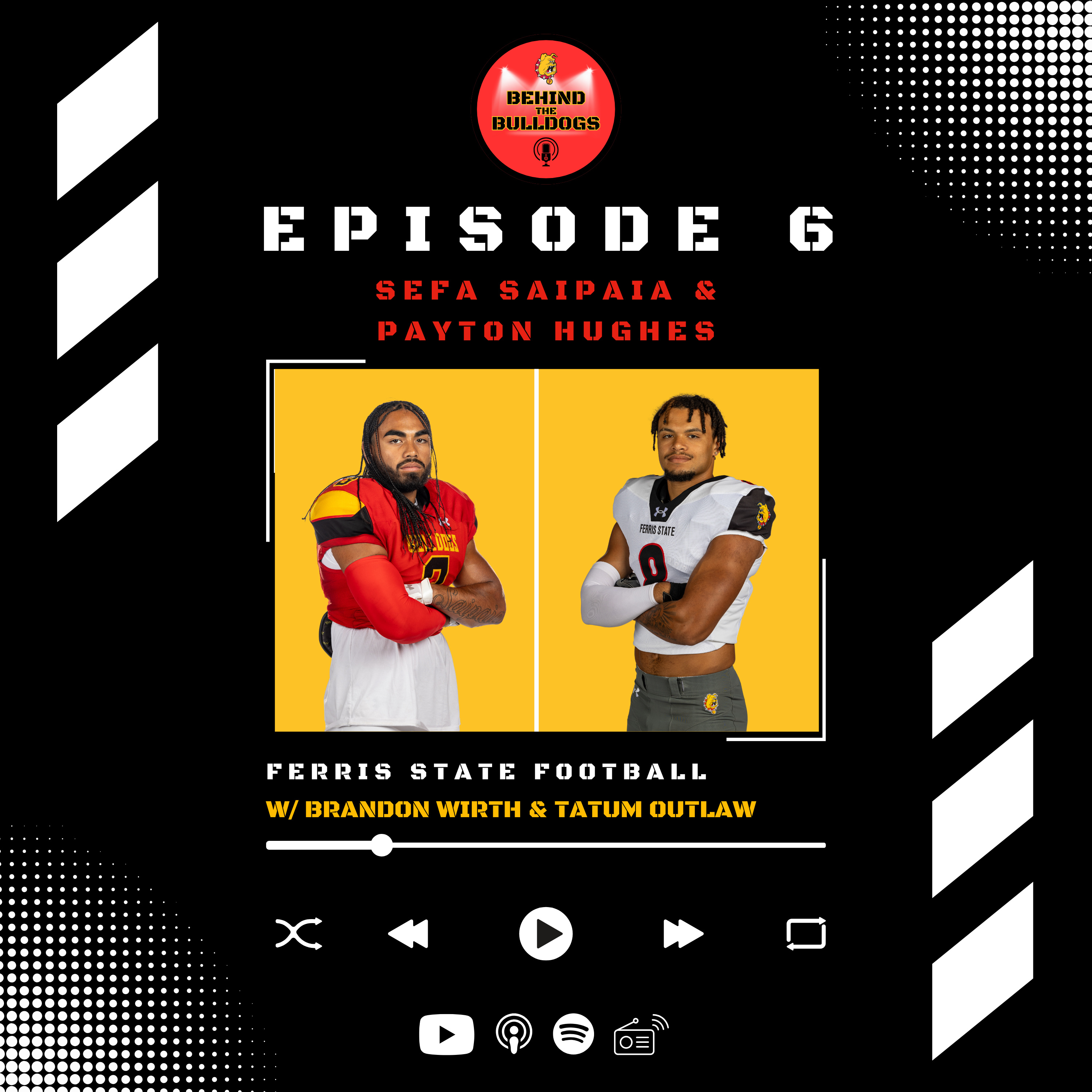 EP 6 - Football's Sefa Saipaia & Payton Hughes episode artwork