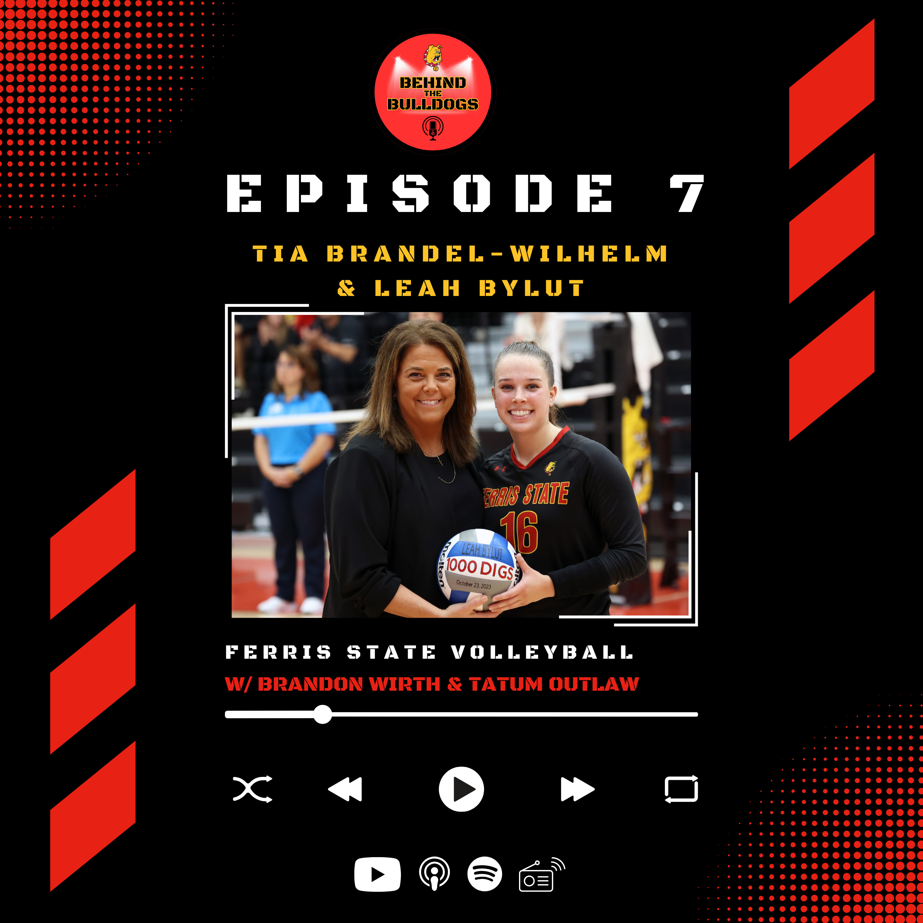 EP 7 - Volleyball's Tia Brandel-Wilhelm & Leah Bylut episode artwork