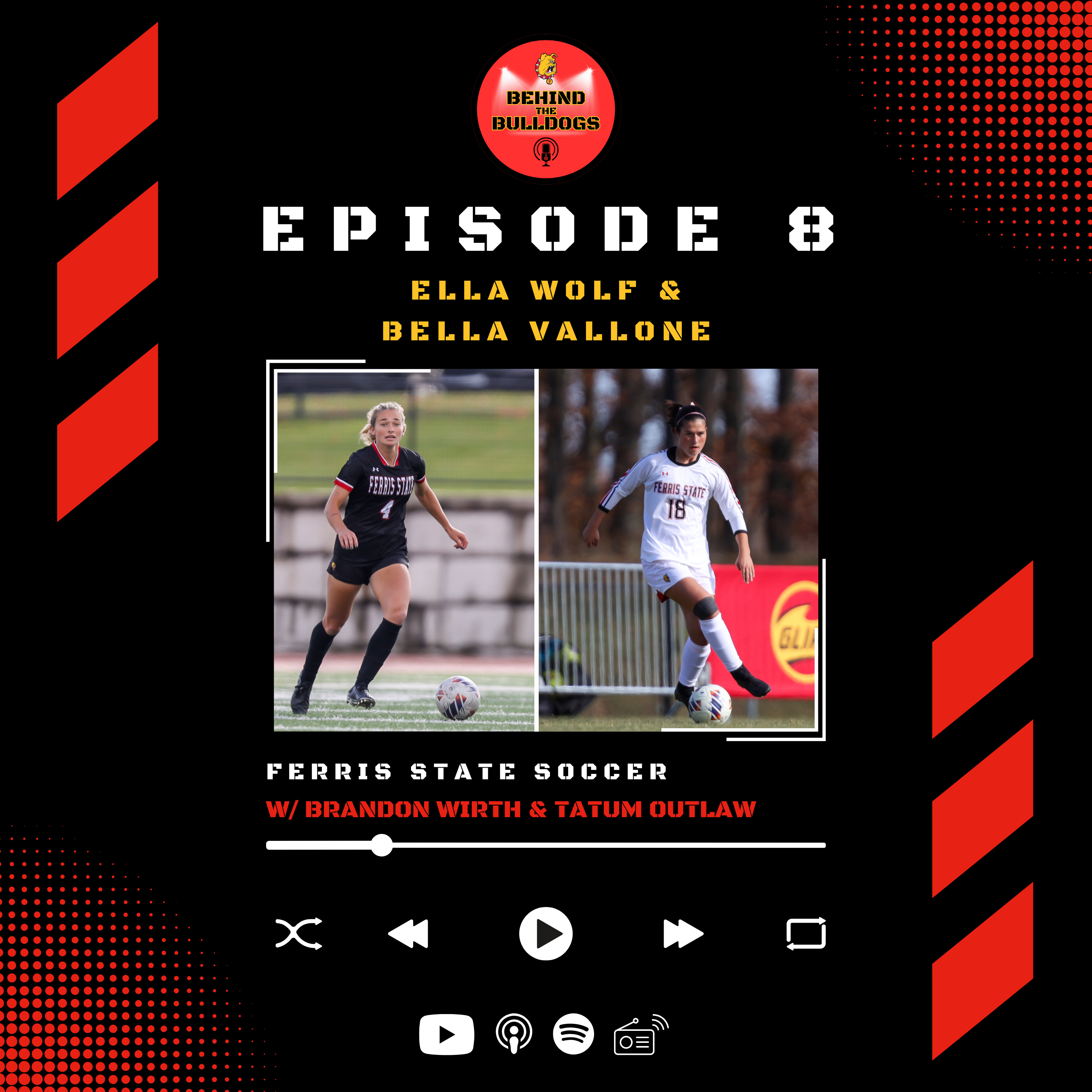 EP 8 - Soccer's Ella Wolf & Bella Vallone episode artwork
