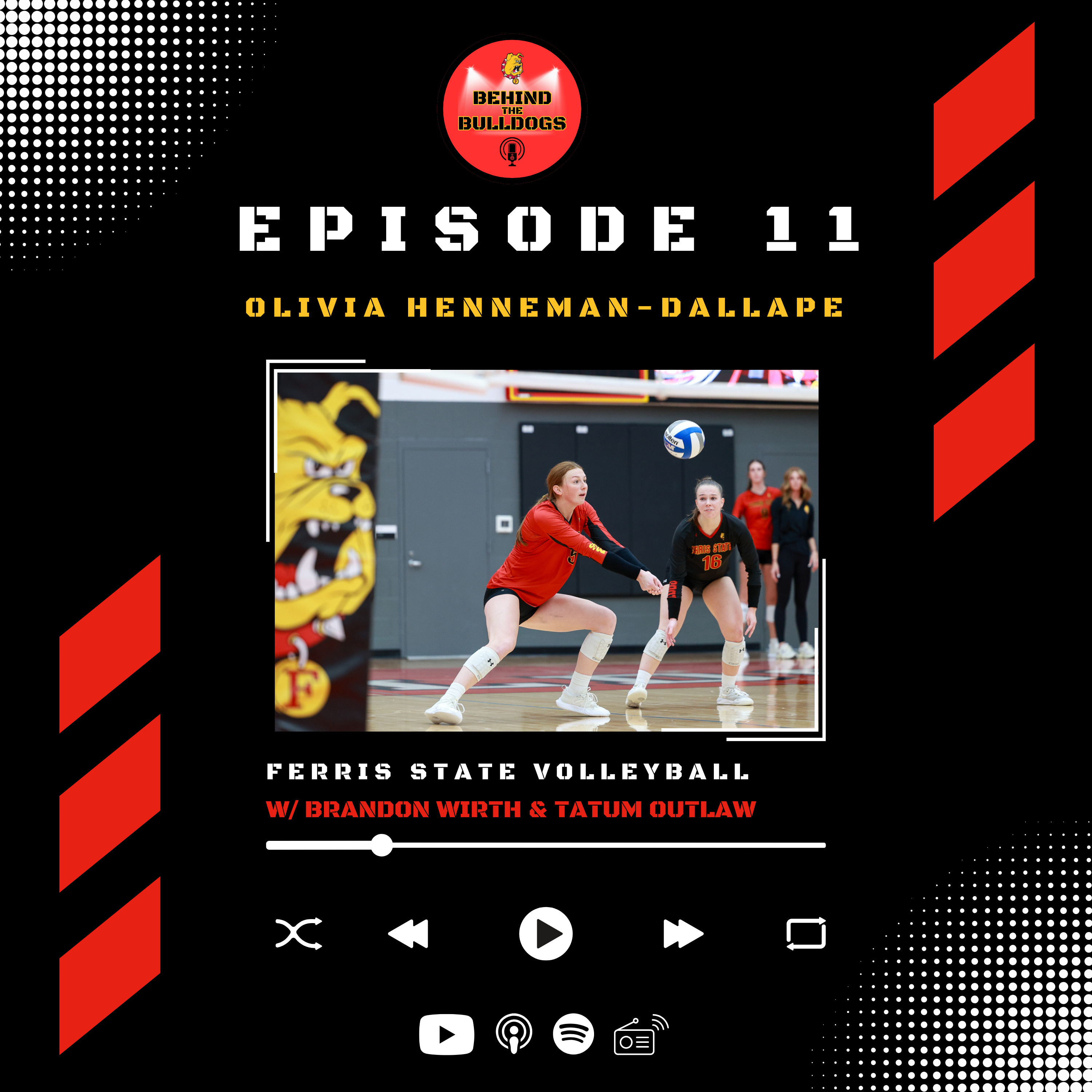 EP 11 – Volleyball’s Olivia Henneman-Dallape episode artwork