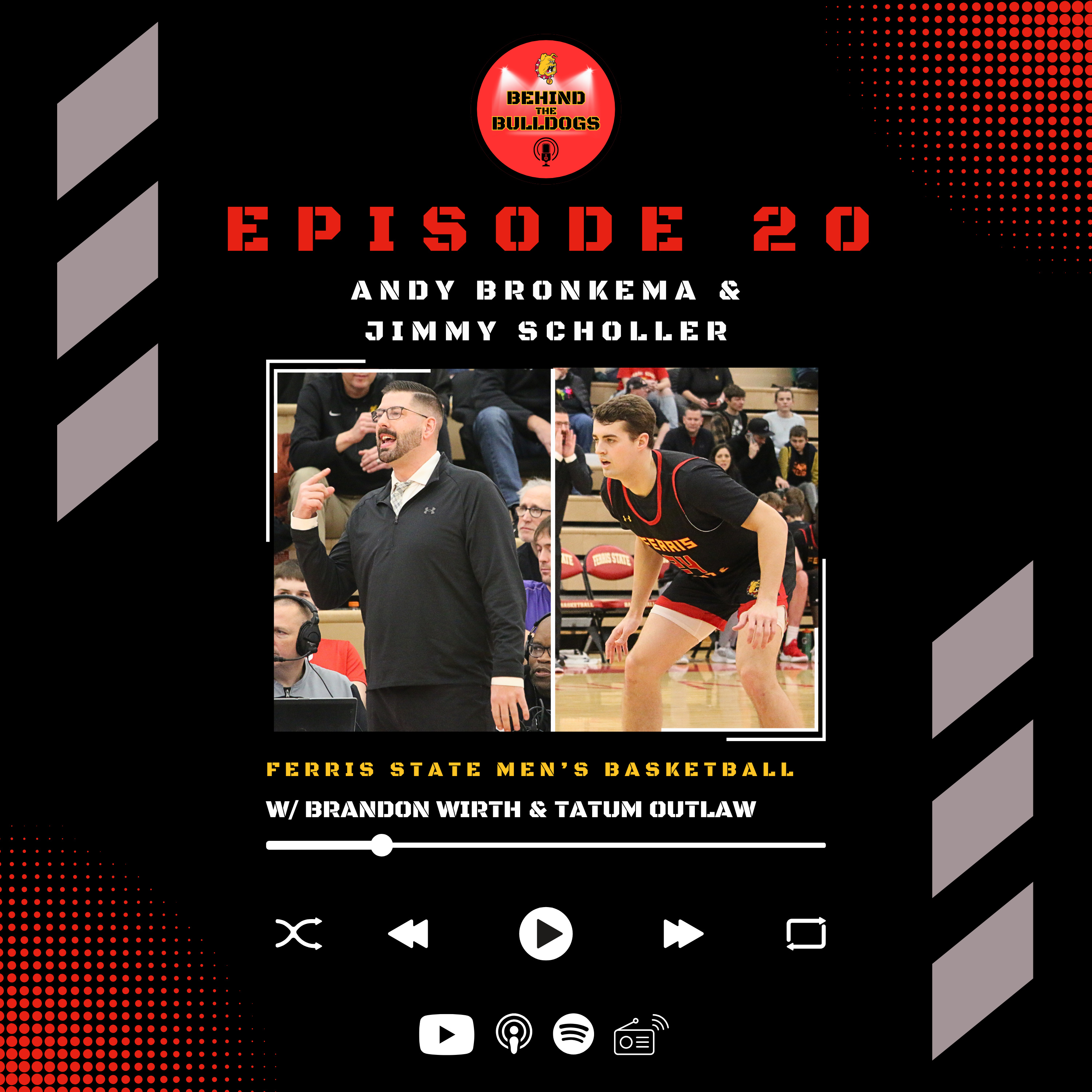 EP 20 – Men's Basketball's Andy Bronkema & Jimmy Scholler episode artwork