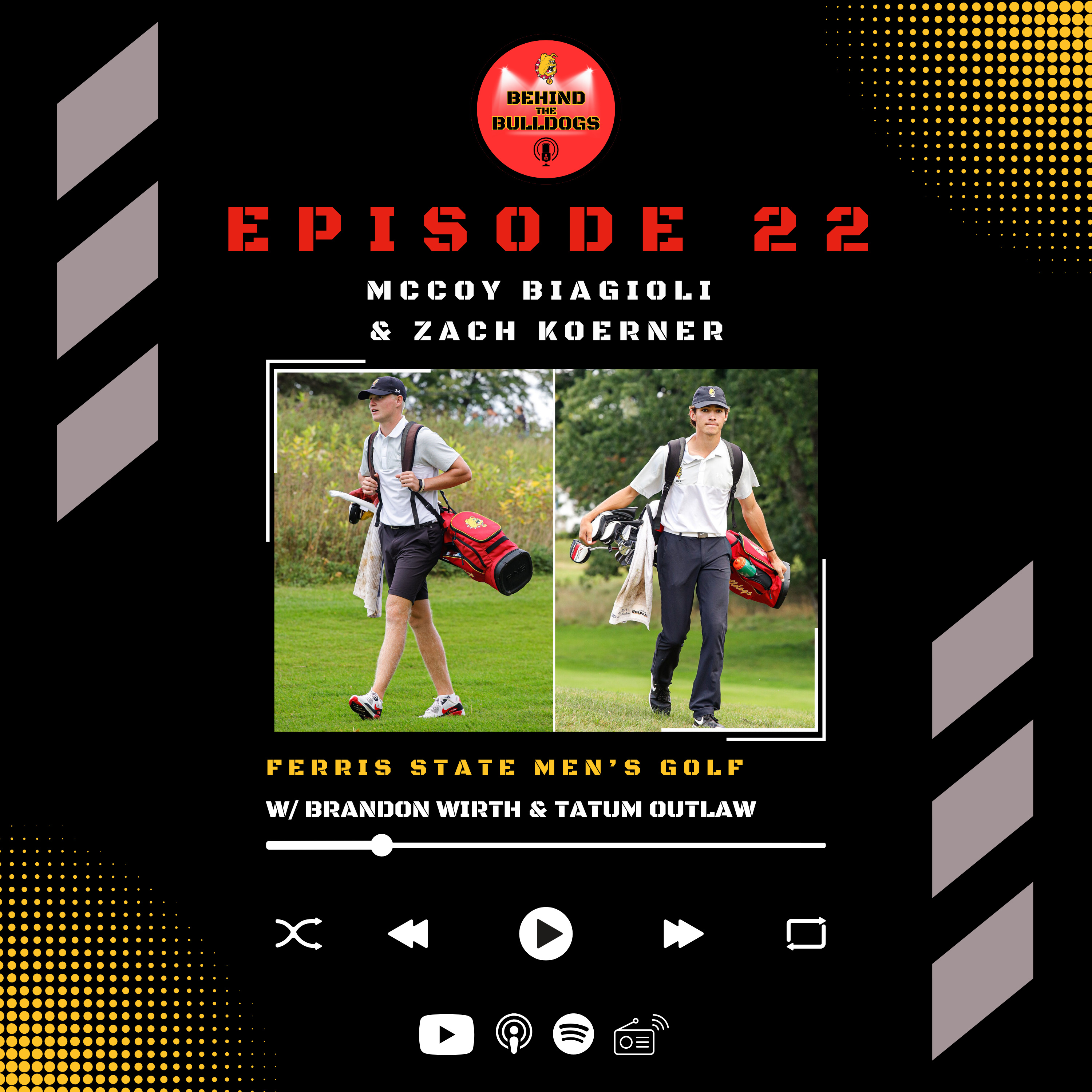 EP 22 - Men's Golf's McCoy Biagioli & Zach Koerner episode artwork