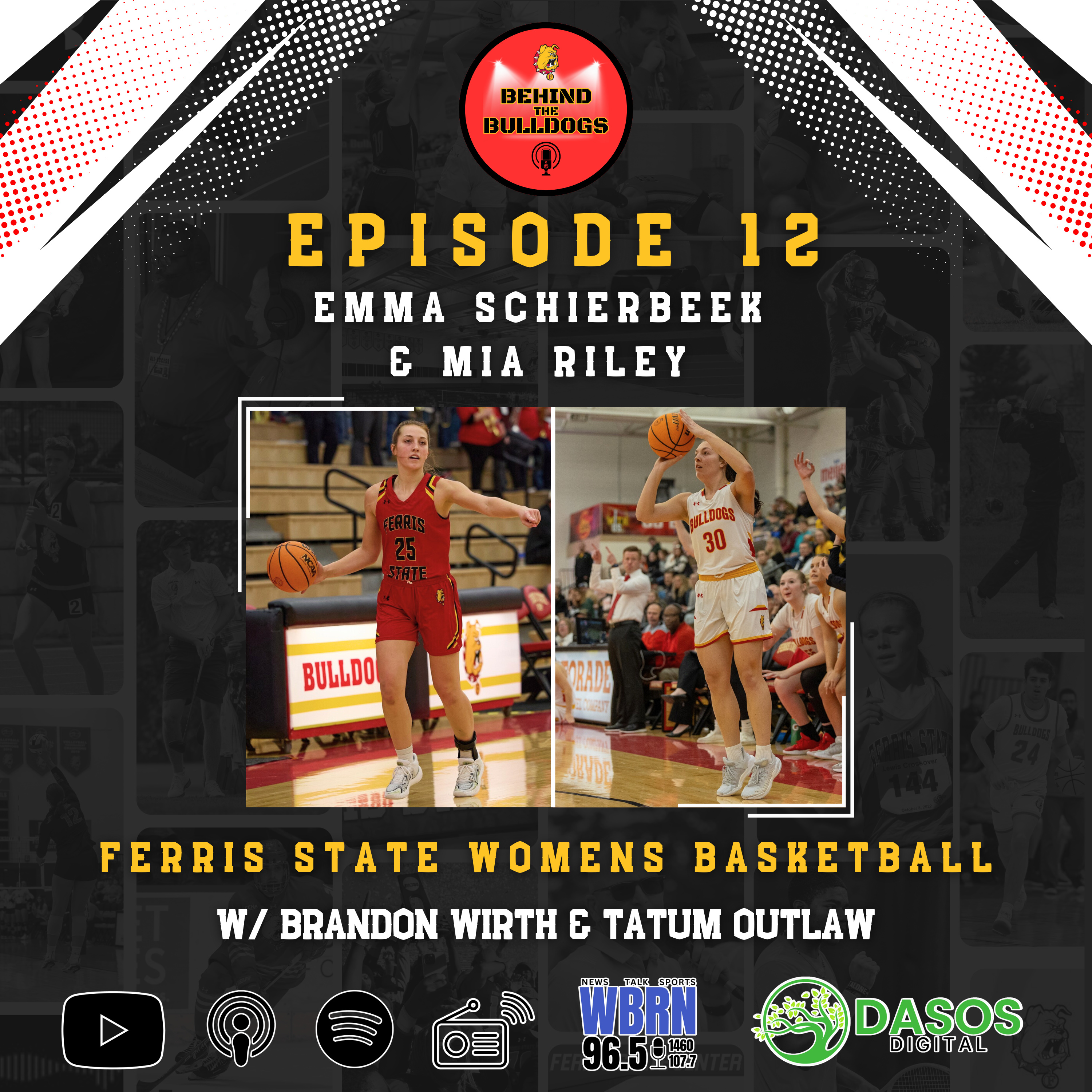 EP 12 - Women's Basketball w/ Emma Schierbeek & Mia Riley episode artwork