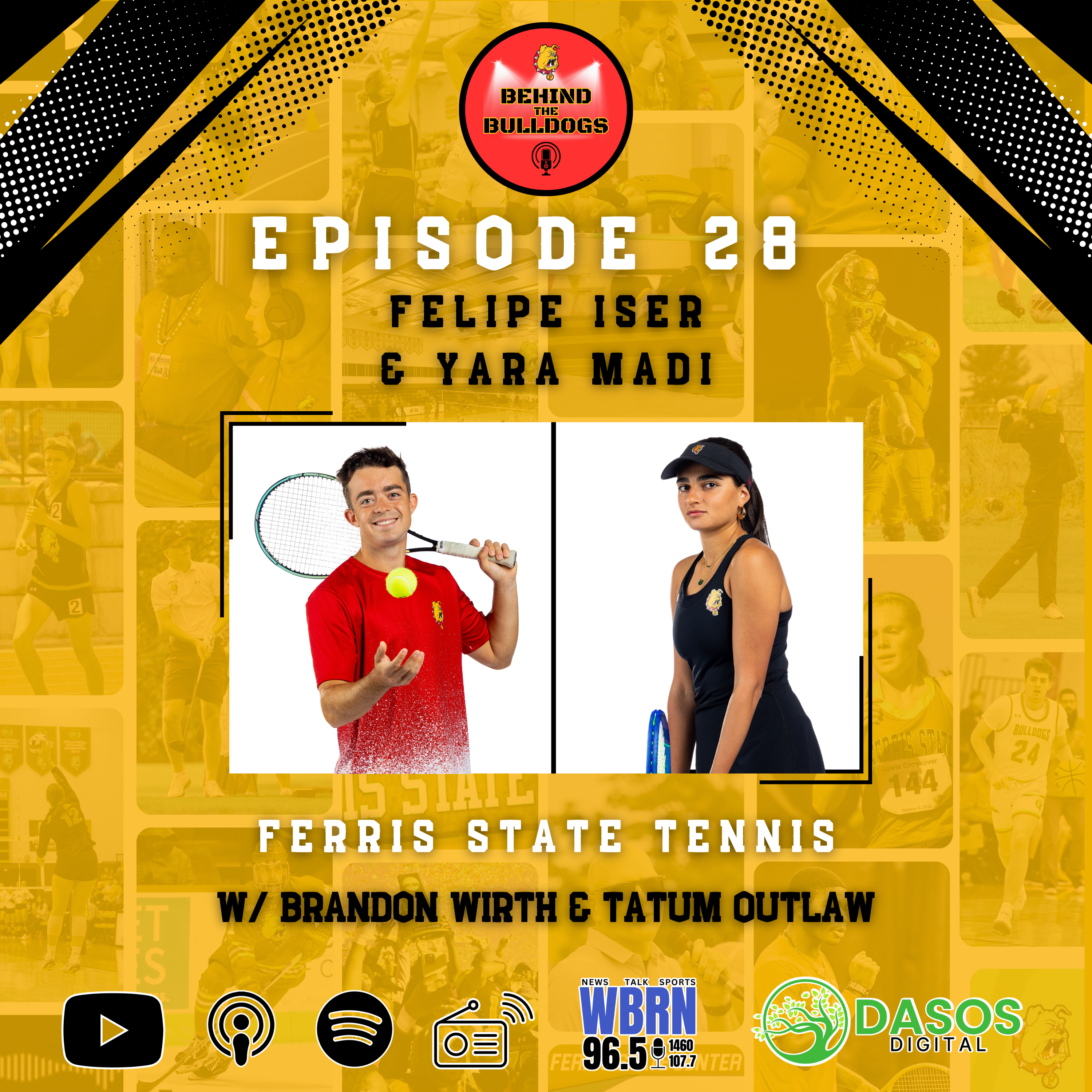 EP 28 - Tennis w/ Yara Madi & Felipe Iser episode artwork