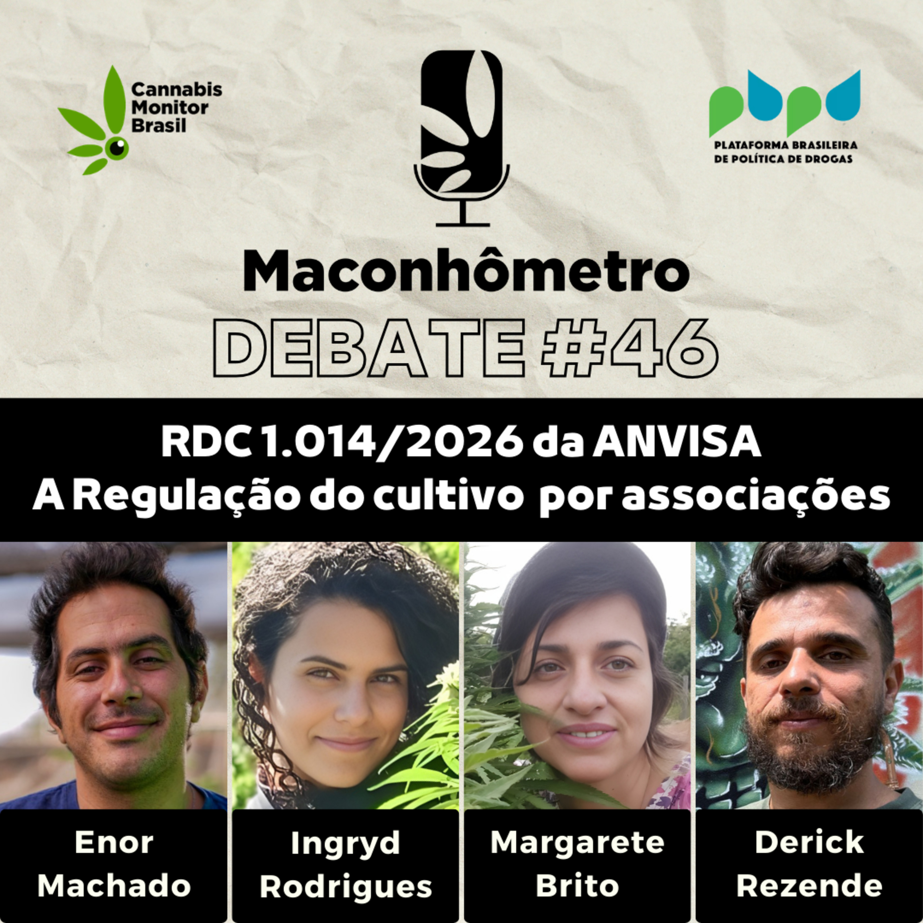 Debate #46 | RDC 1.014 da Anvisa: a regulamentação do cultivo por associações no Brasil (Sandbox)