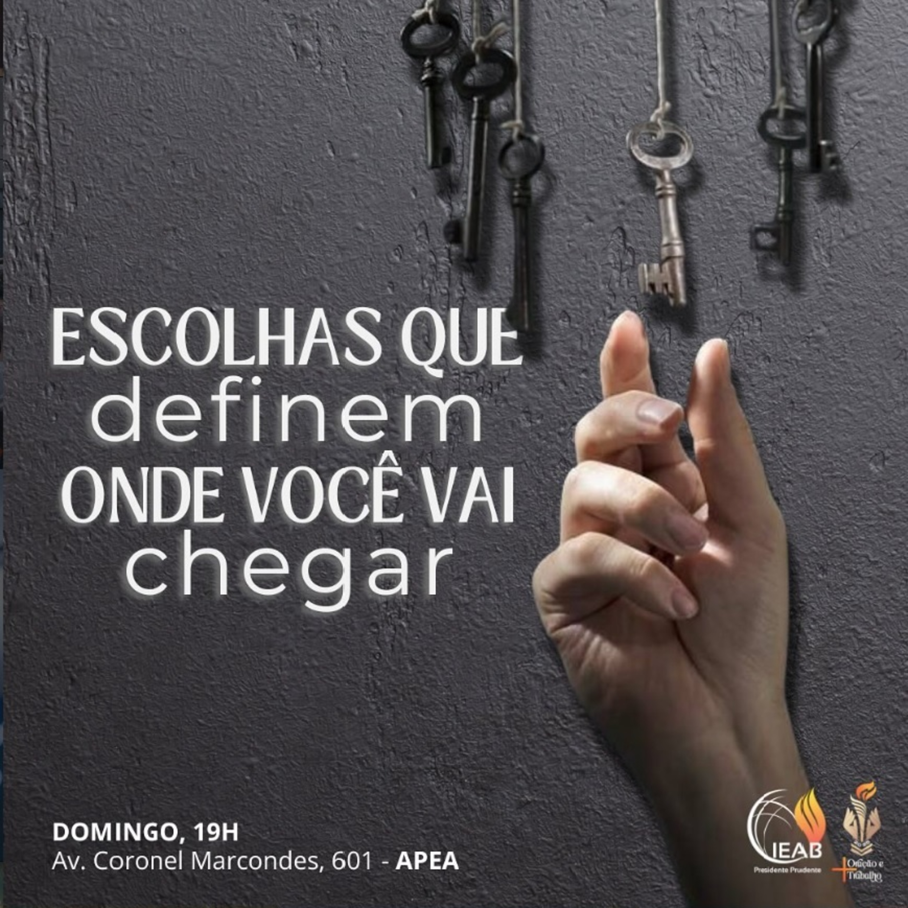 ESCOLHAS QUE DEFINEM ONDE VOCÊ VAI CHEGAR episode artwork