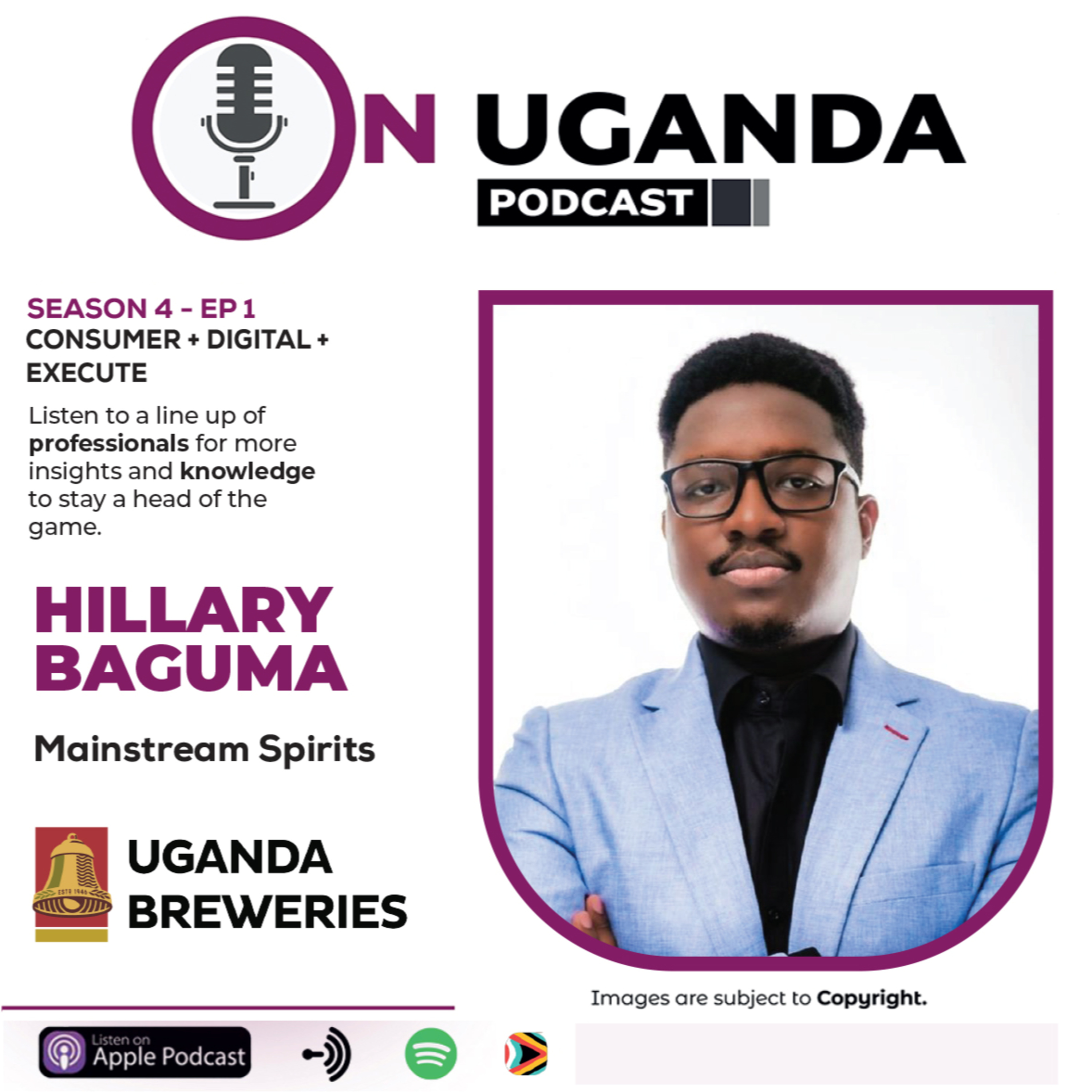 Data-driven insights for sustainable Innovation in branding - Hillary Baguma episode artwork