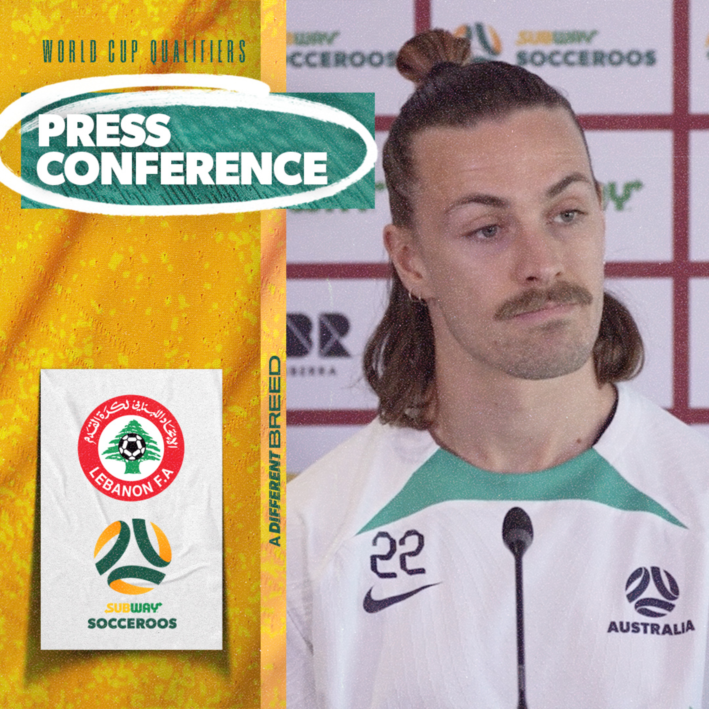 Jackson Irvine & Graham Arnold | Pre-match Press Conference | Lebanon v Australia episode artwork