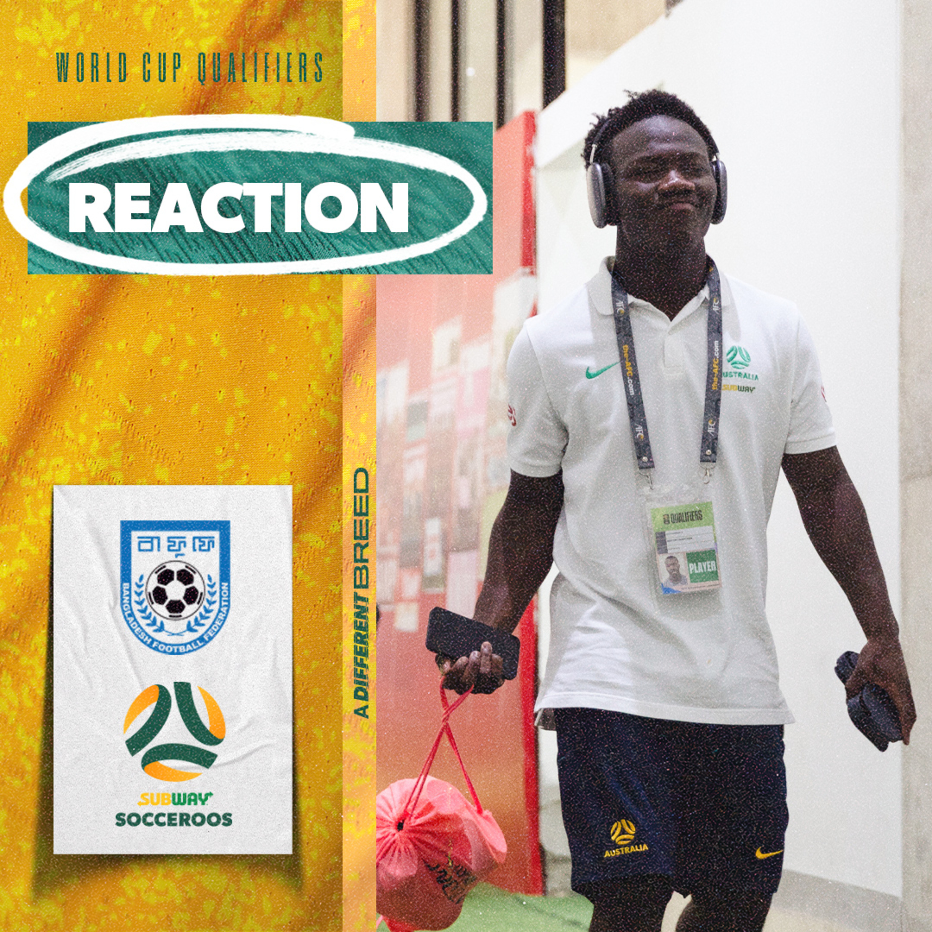 SOCCEROOS REACT to Bangladesh 0-2 Australia | Ajdin Hrustic, Graham Arnold, Nestory Irankunda episode artwork