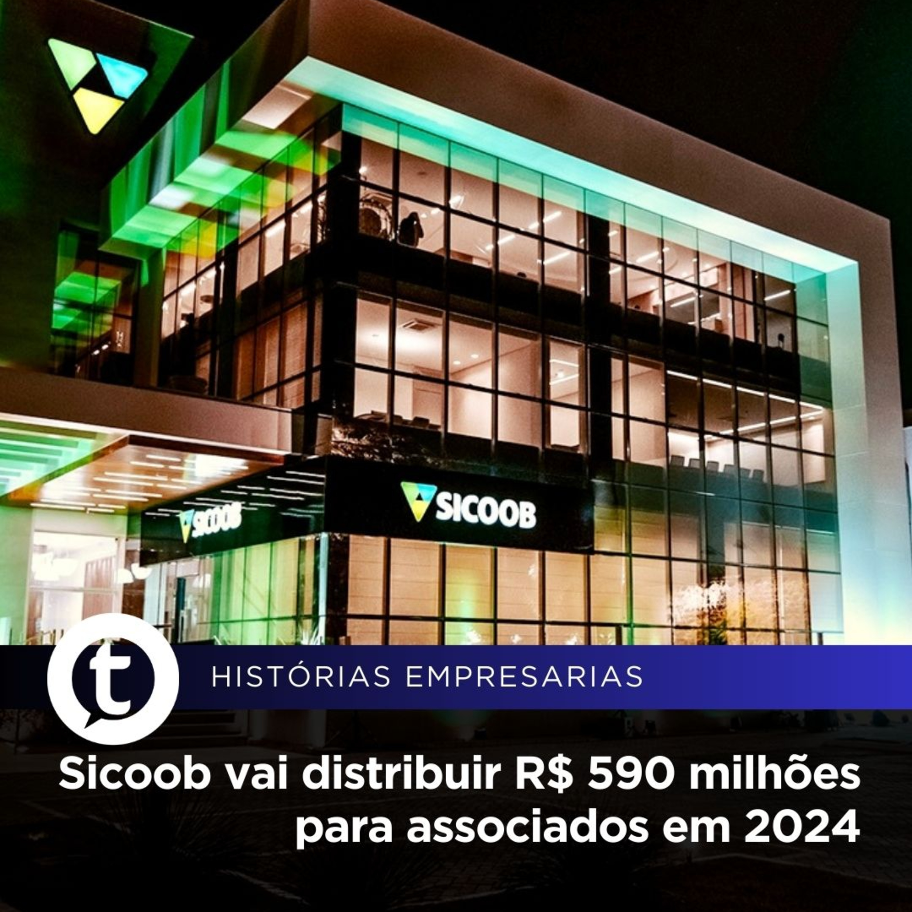 Sicoob vai distribuir R$ 590 milhões para associados em 2024 | Histórias Empresariais episode artwork