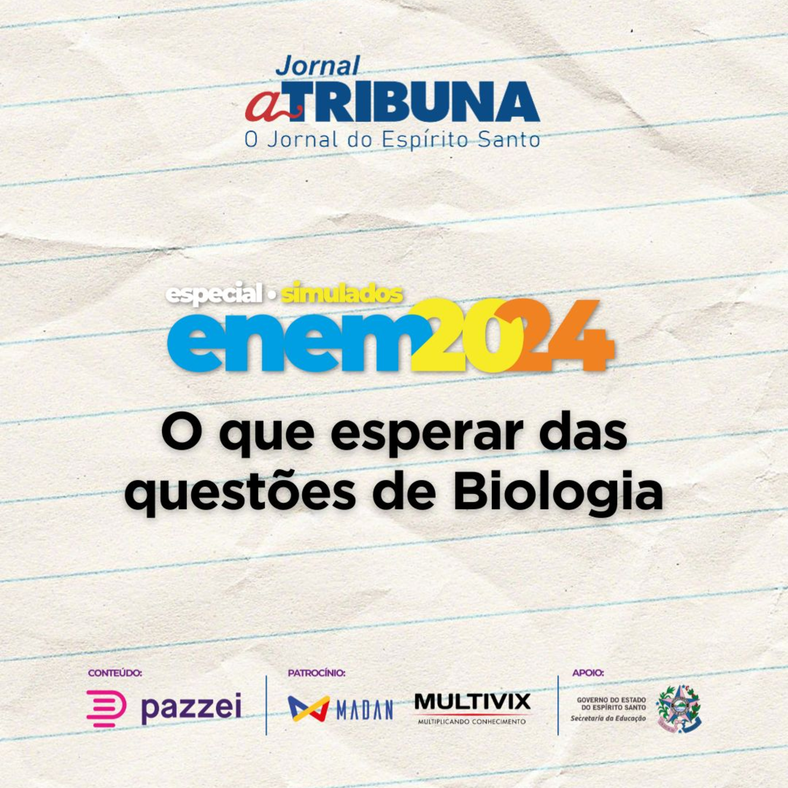 O que esperar das questões de Biologia | A Tribuna no Enem episode artwork