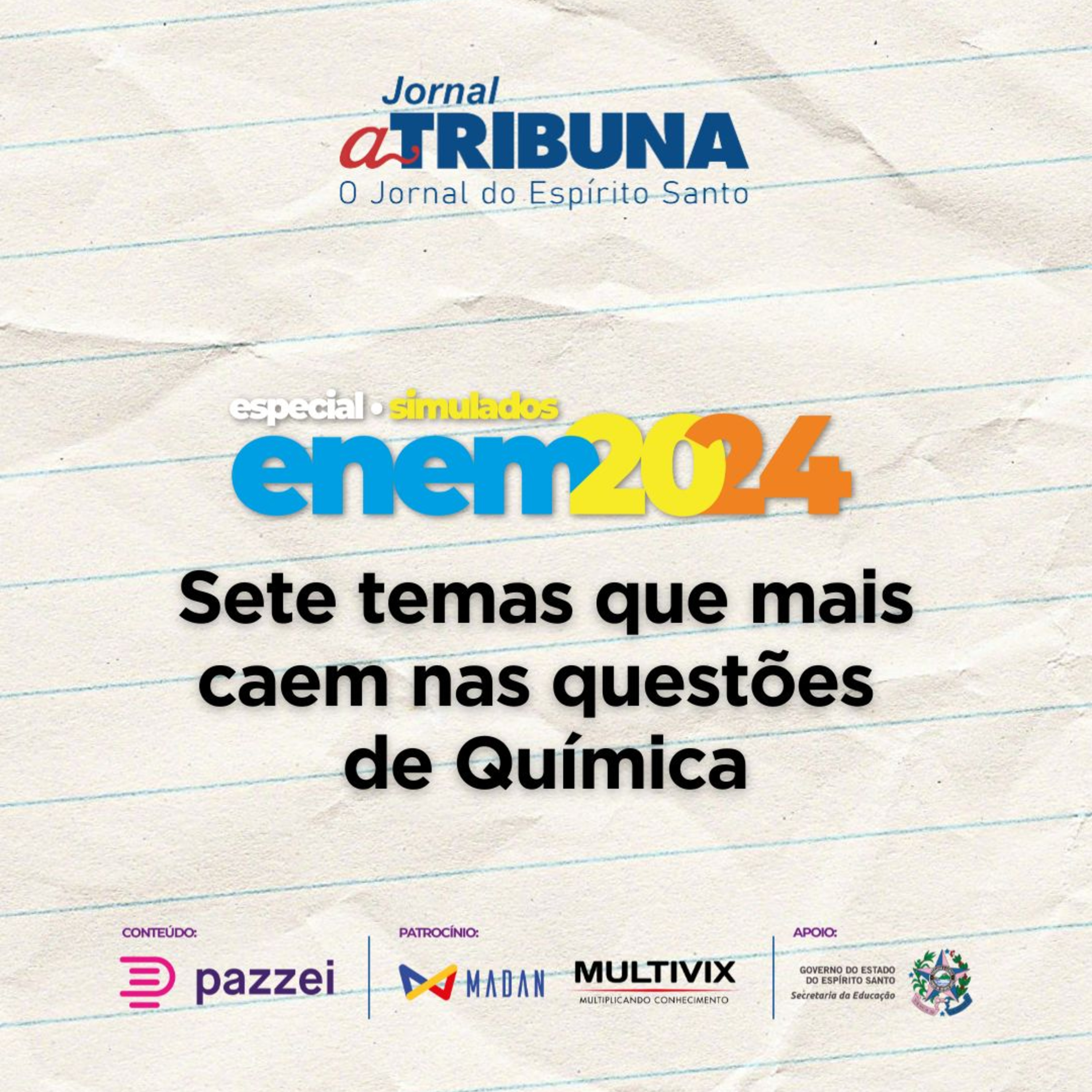 Sete temas que mais caem nas questões de Química | A Tribuna no Enem episode artwork