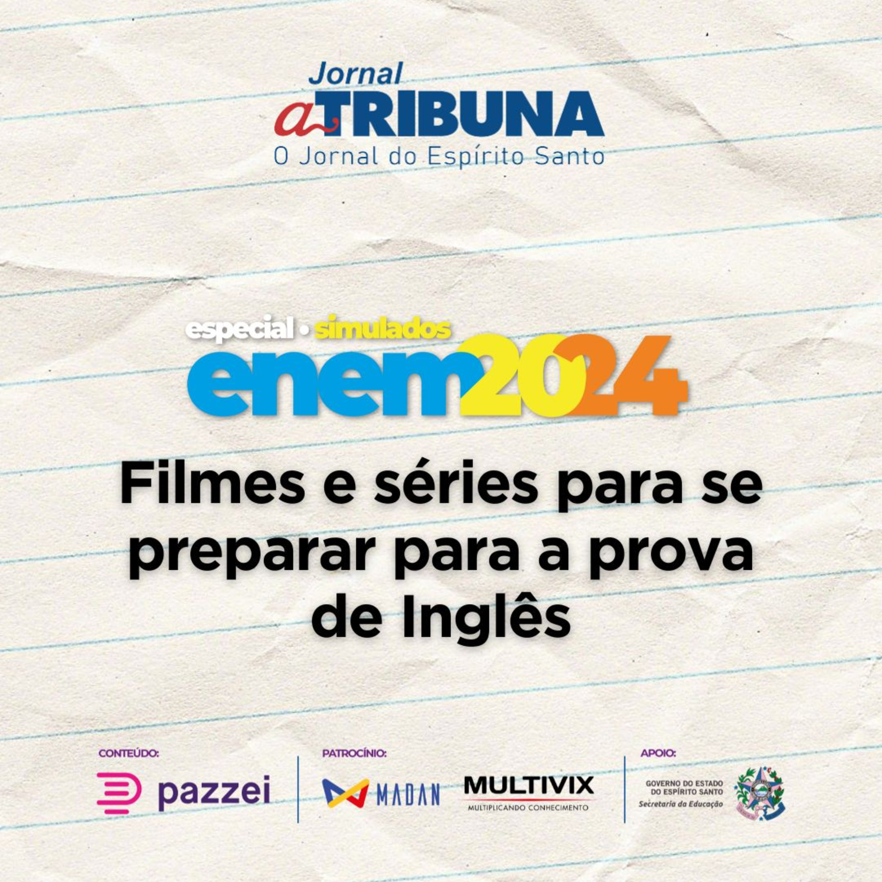 Filmes e séries para se preparar para a prova de Inglês | A Tribuna no Enem episode artwork