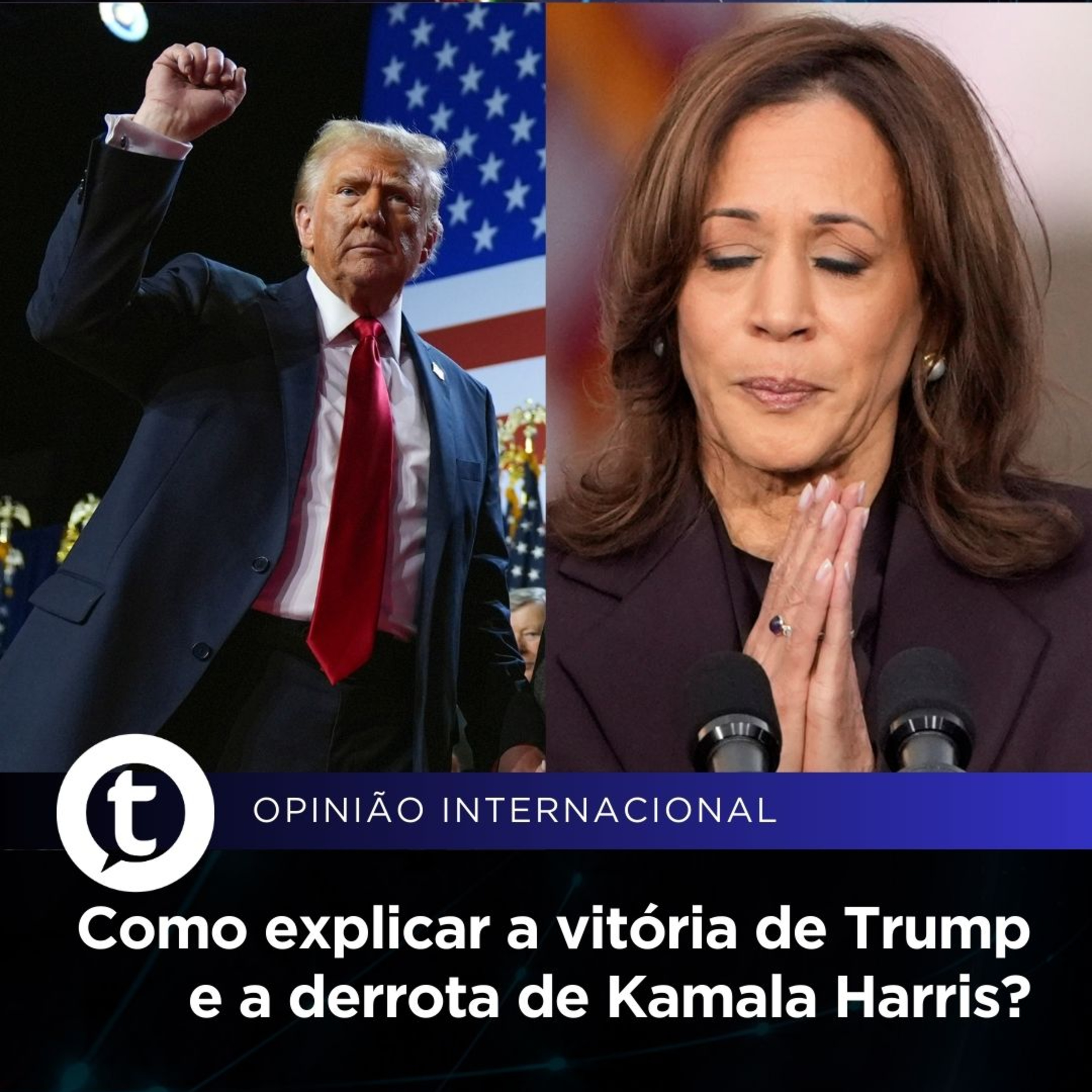 Como explicar a vitória de Trump e a derrota de Kamala Harris? | Opinião Internacional #18 episode artwork